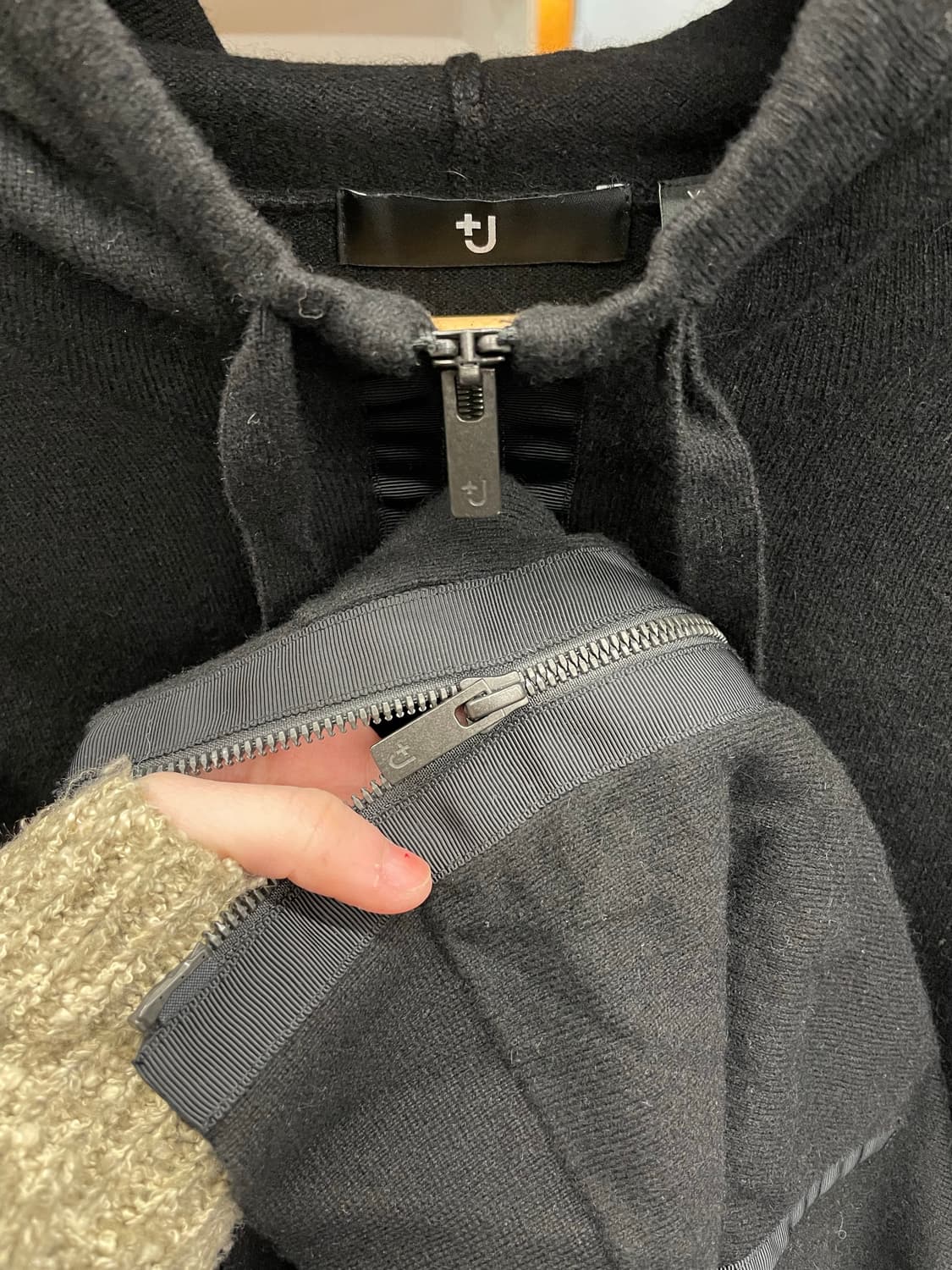 J 질샌더 유니클로 캐시미어 투웨이 후드집업 상품이미지8