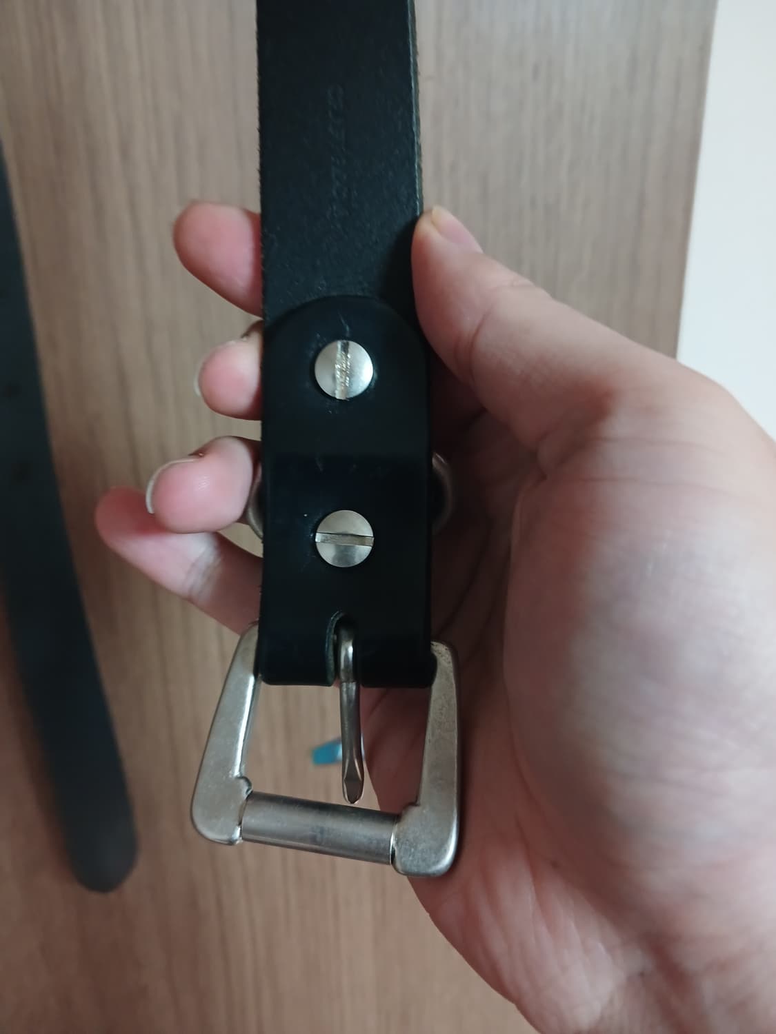 블랙 소가죽 벨트 상품이미지5