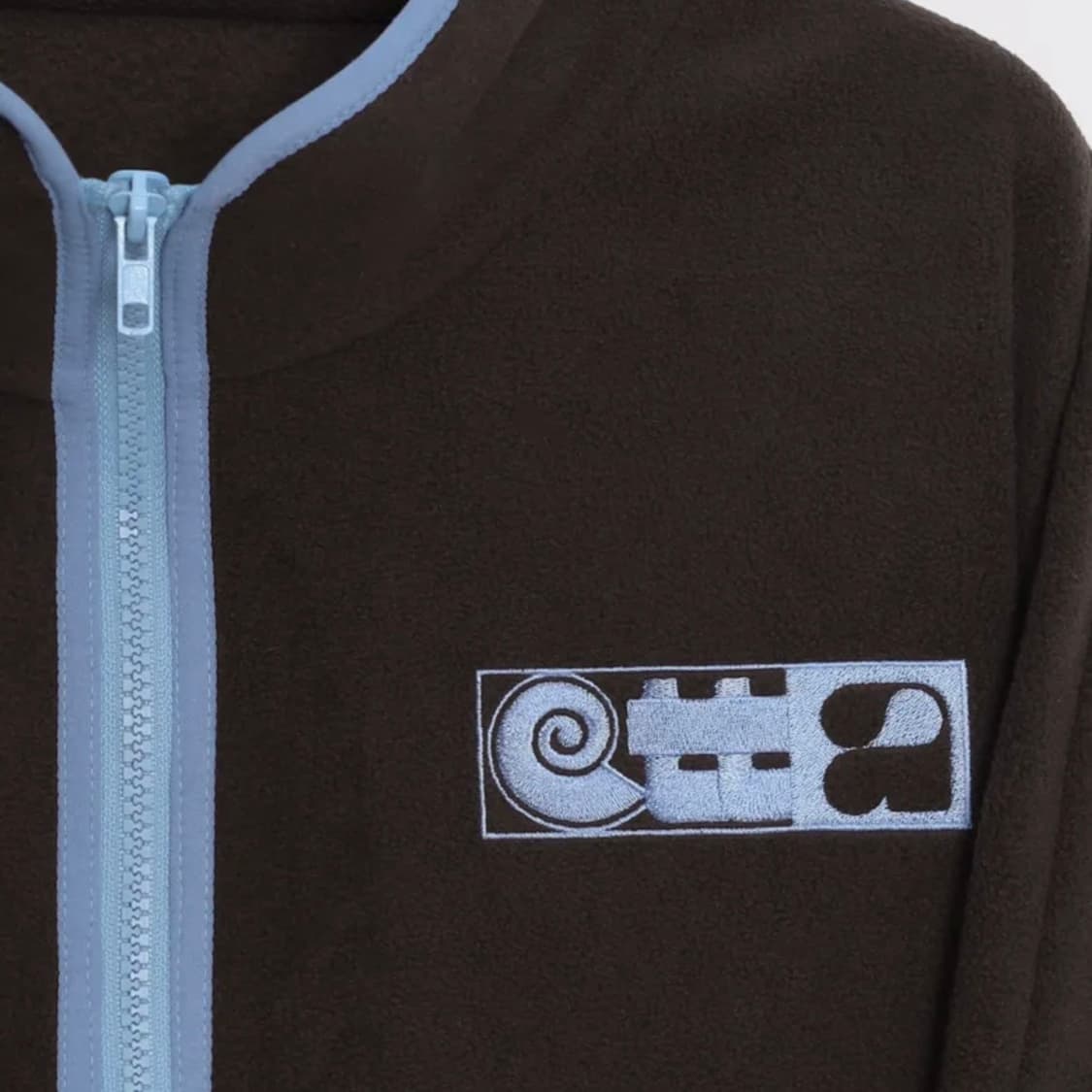 위시 리쿠 손민수) 토우토우 아카이브 플리스 하프집업 브라운 상품이미지4