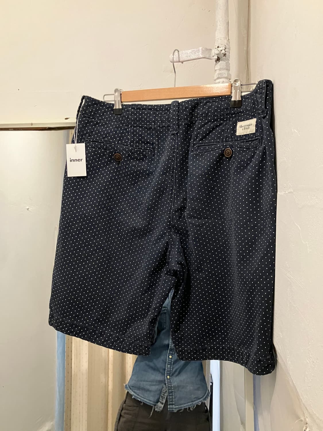 Abercrombie & Fitch 도트 패턴 치노 쇼츠 34 상품이미지4