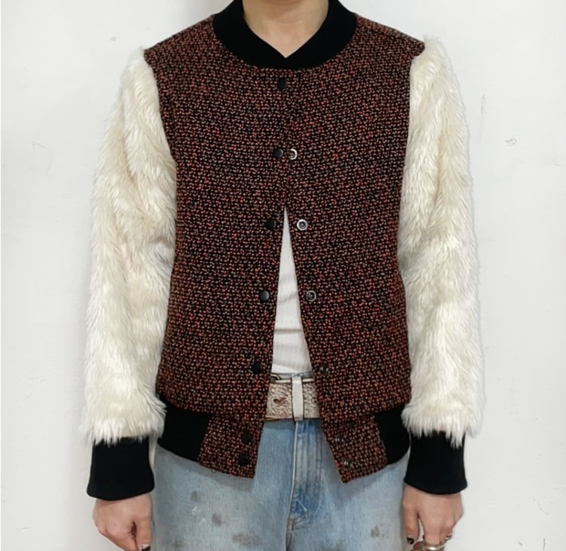 빈티지 퍼 자켓 ( 착용샷 있음 ) 상품이미지1