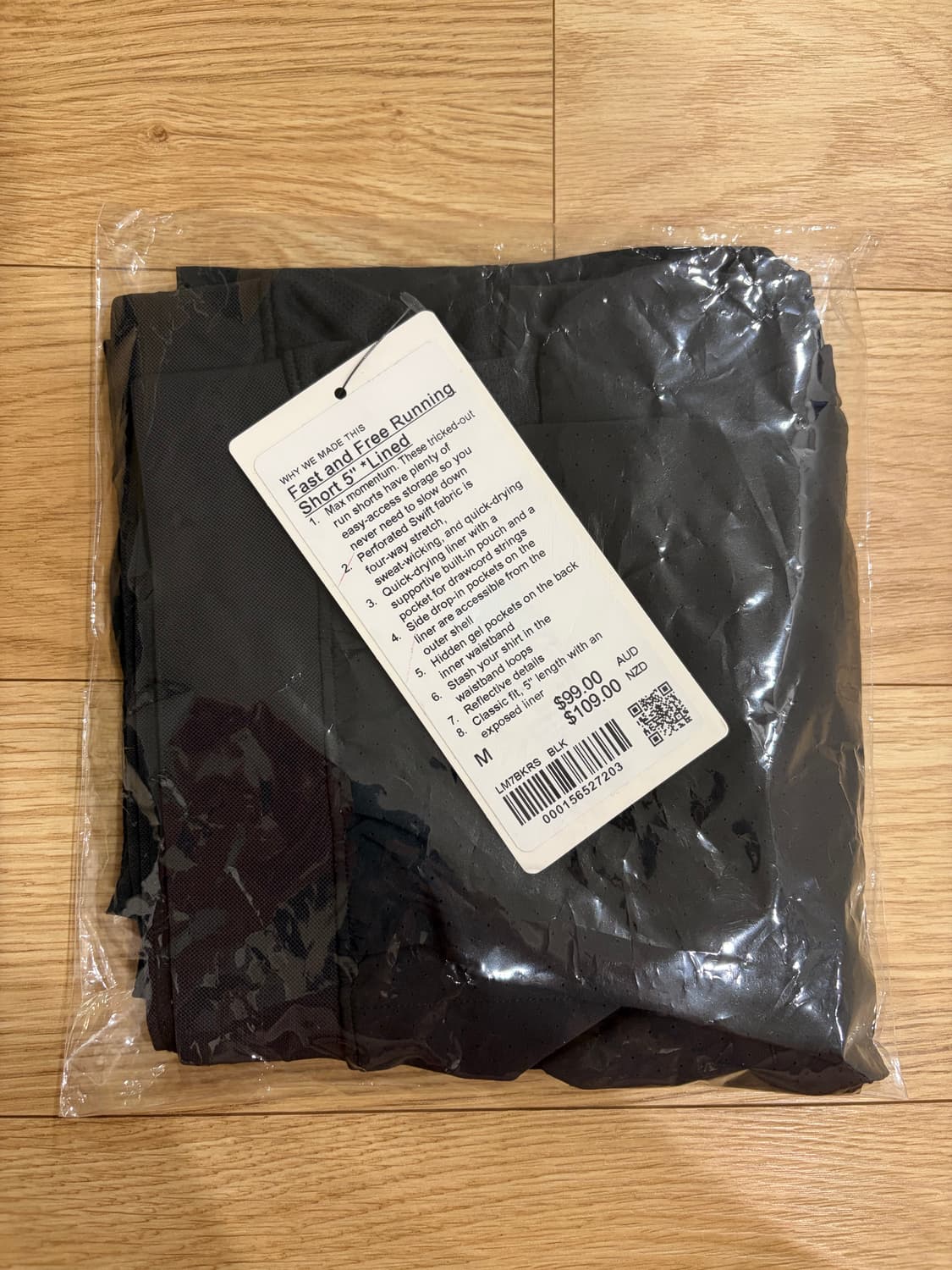 룰루레몬 패스트 앤 프리 라인드 러닝 쇼츠 5인치 블랙 상품이미지3