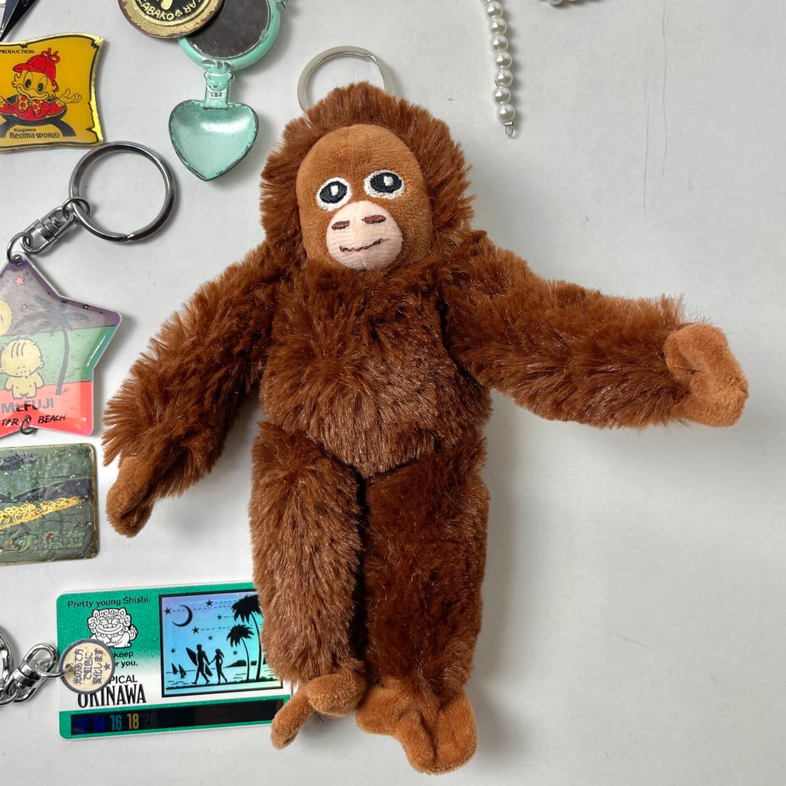 [중고] 오랑이 갈색 원숭이 인형 키링 상품이미지6