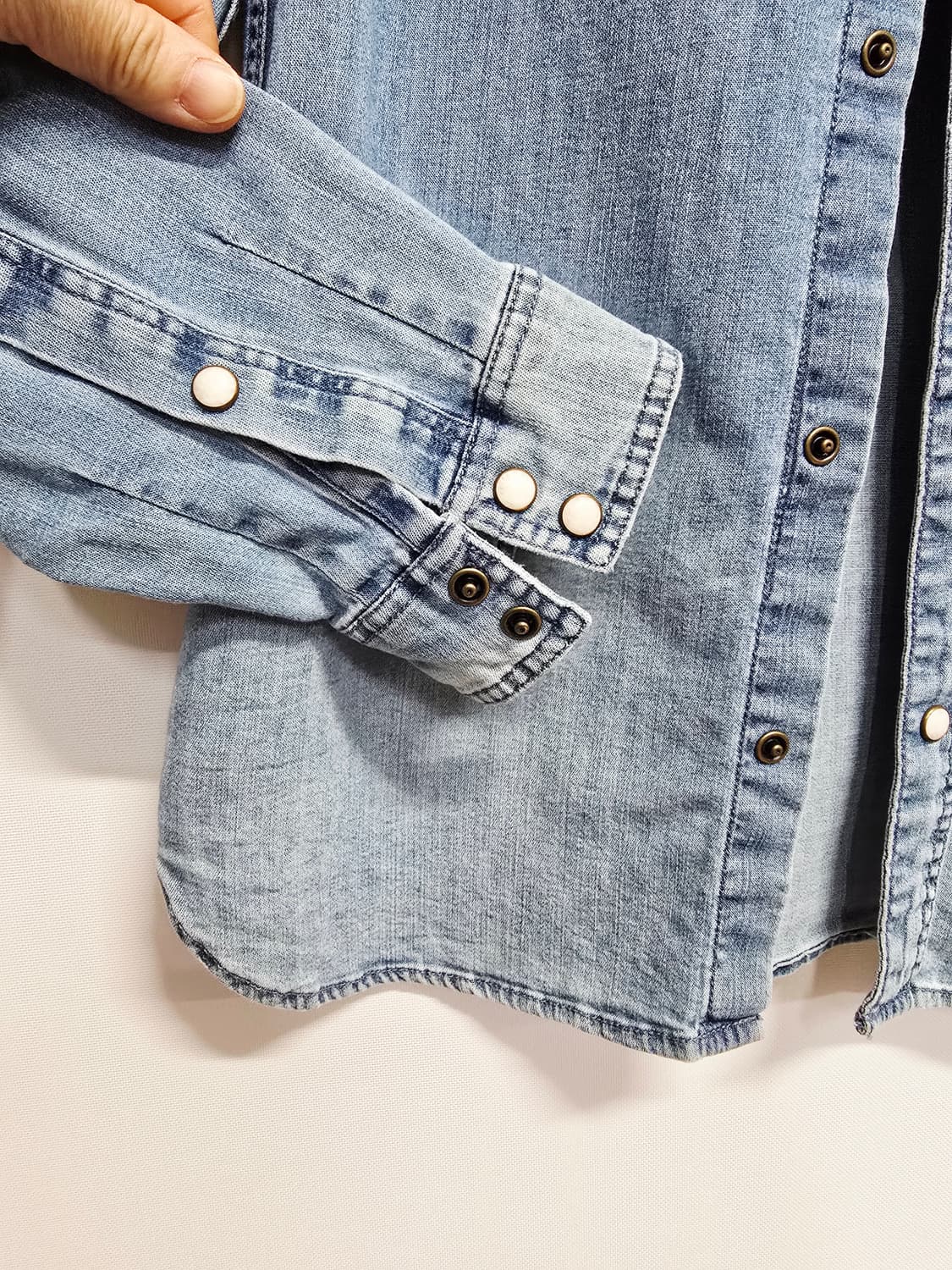 타미힐피거 데님 셔츠 남방L 상품이미지3