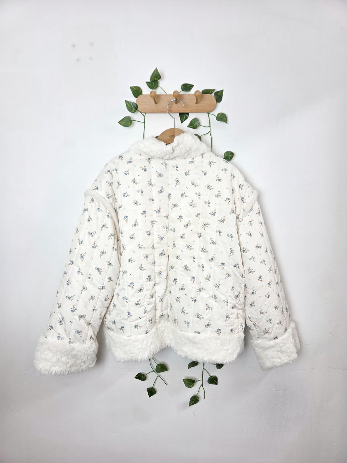 잔꽃 퍼 리버시블 자켓 상품이미지5