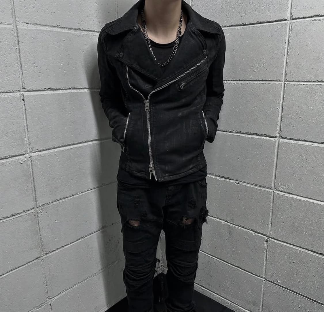 CIVARIZE archive Black wax coated jacket 상품이미지1