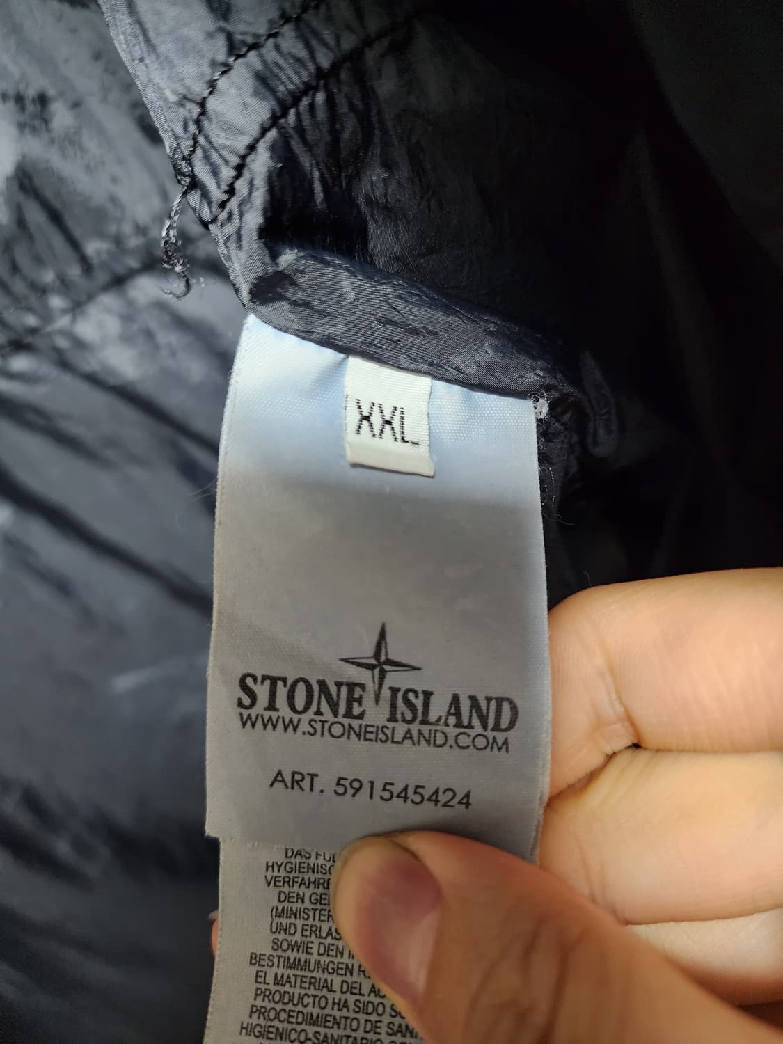 스톤아일랜드 올드 일본판 가먼트다이드 패딩 상품이미지7