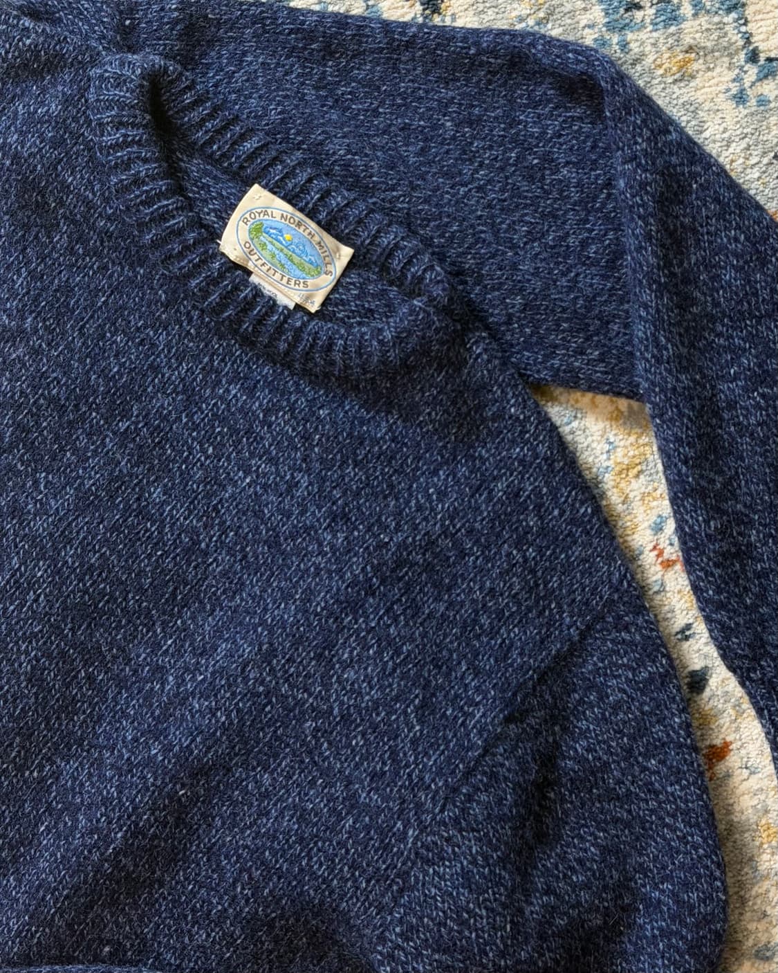 90s Royal North Mills 울 니트 / USA MADE 상품이미지5