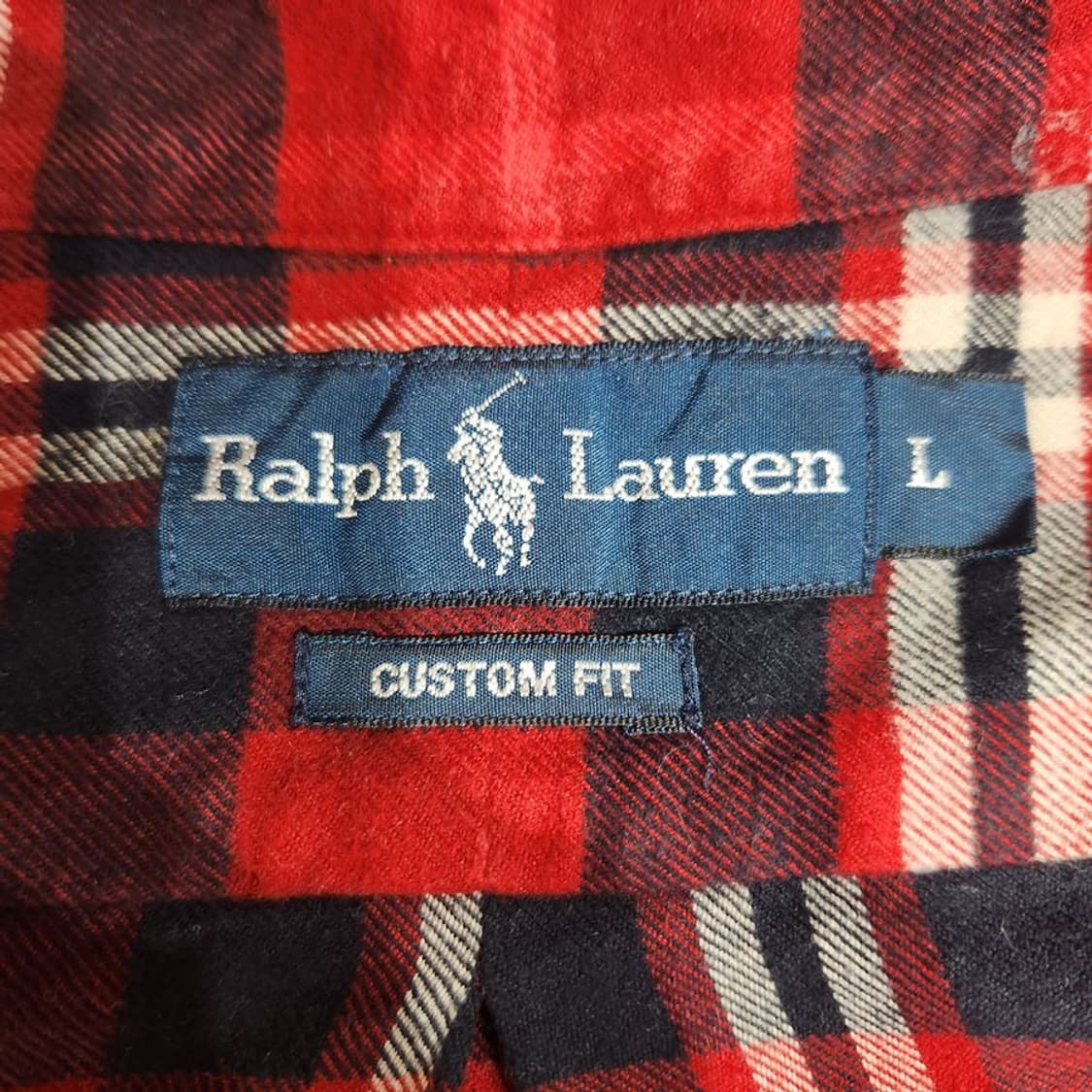 [남L]폴로랄프로렌 00'S 헤비코튼 체크 셔츠[Y5C-235] 상품이미지7