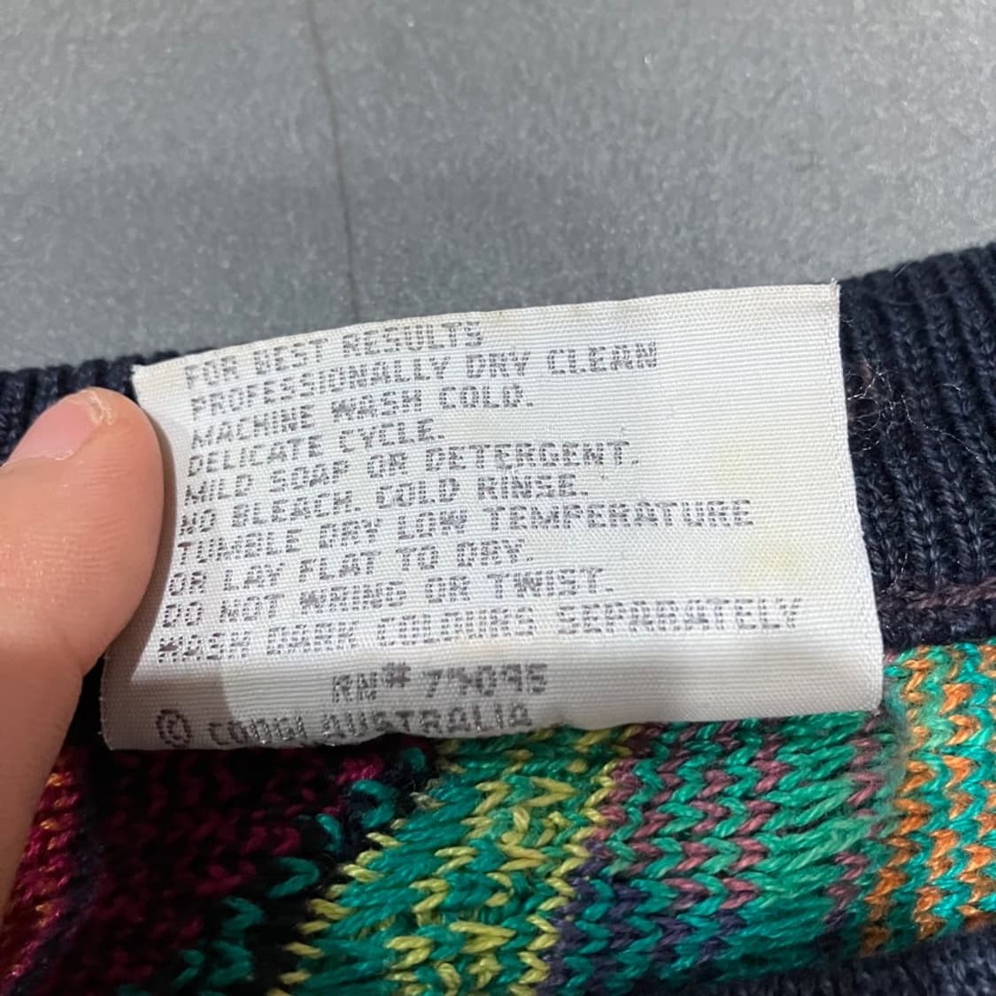 쿠지 케이블 니트 상품이미지5