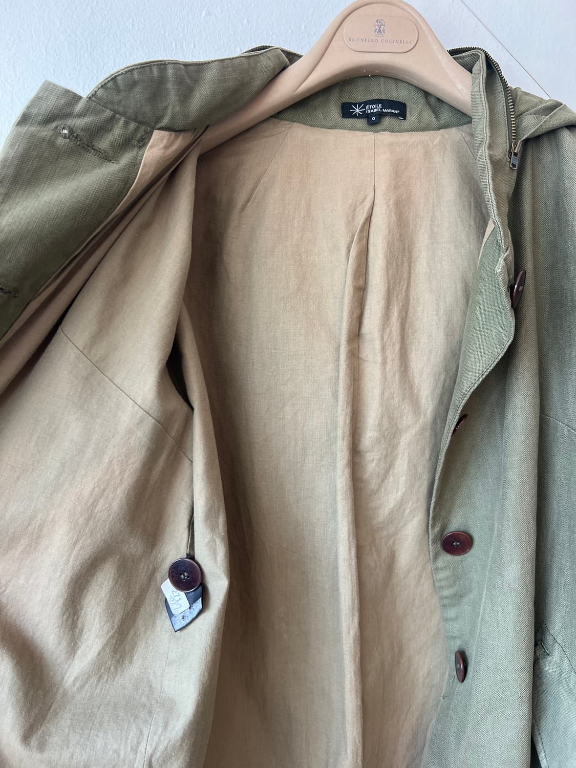 이자벨마랑 에뚜왈 여성 카크 후드집업점퍼 코튼린넨야상점퍼 상품이미지7