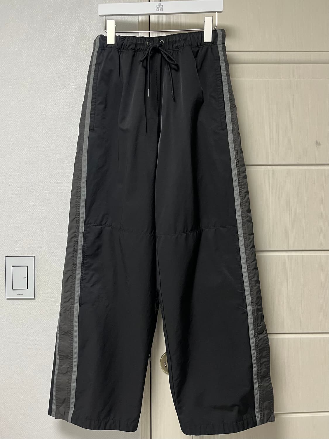 [3]폴리테루 트랙팬츠 정규 블랙 상품이미지2