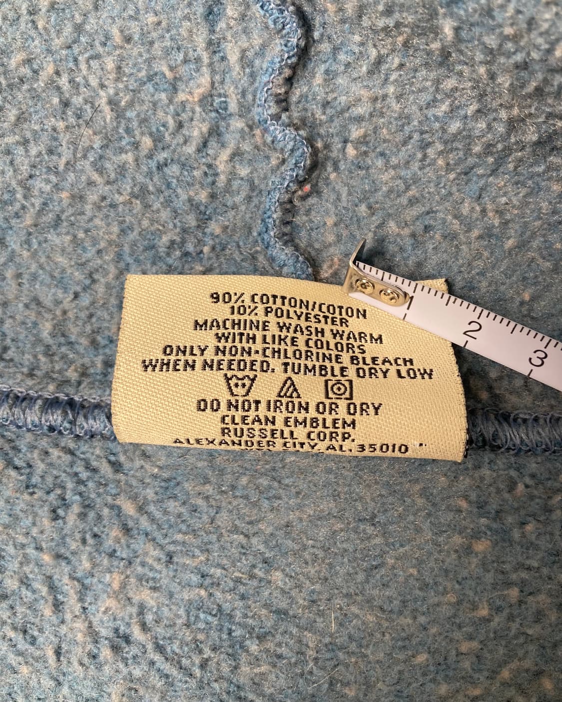 00s Russell Zip Up Hoodie (steel blue) 상품이미지4