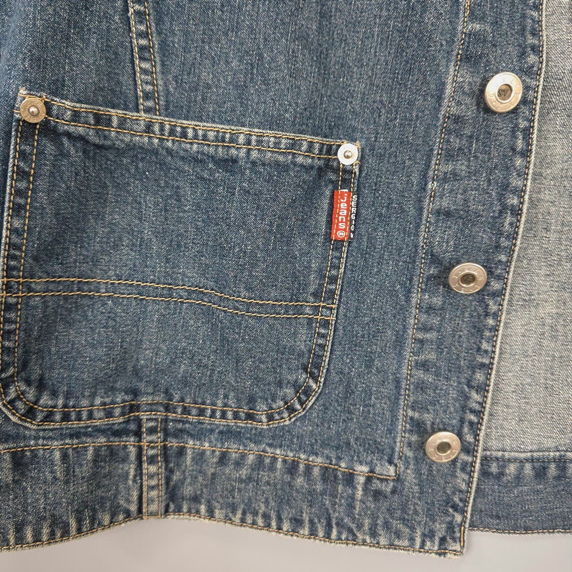 세르지오 발렌테 Sergio Valente 데님 워크 베스트 95 상품이미지4