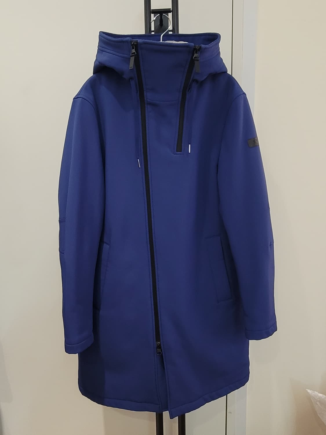 아르마니 익스체인지 블루 후드 집업 코트 남성용 100사이즈 상품이미지1