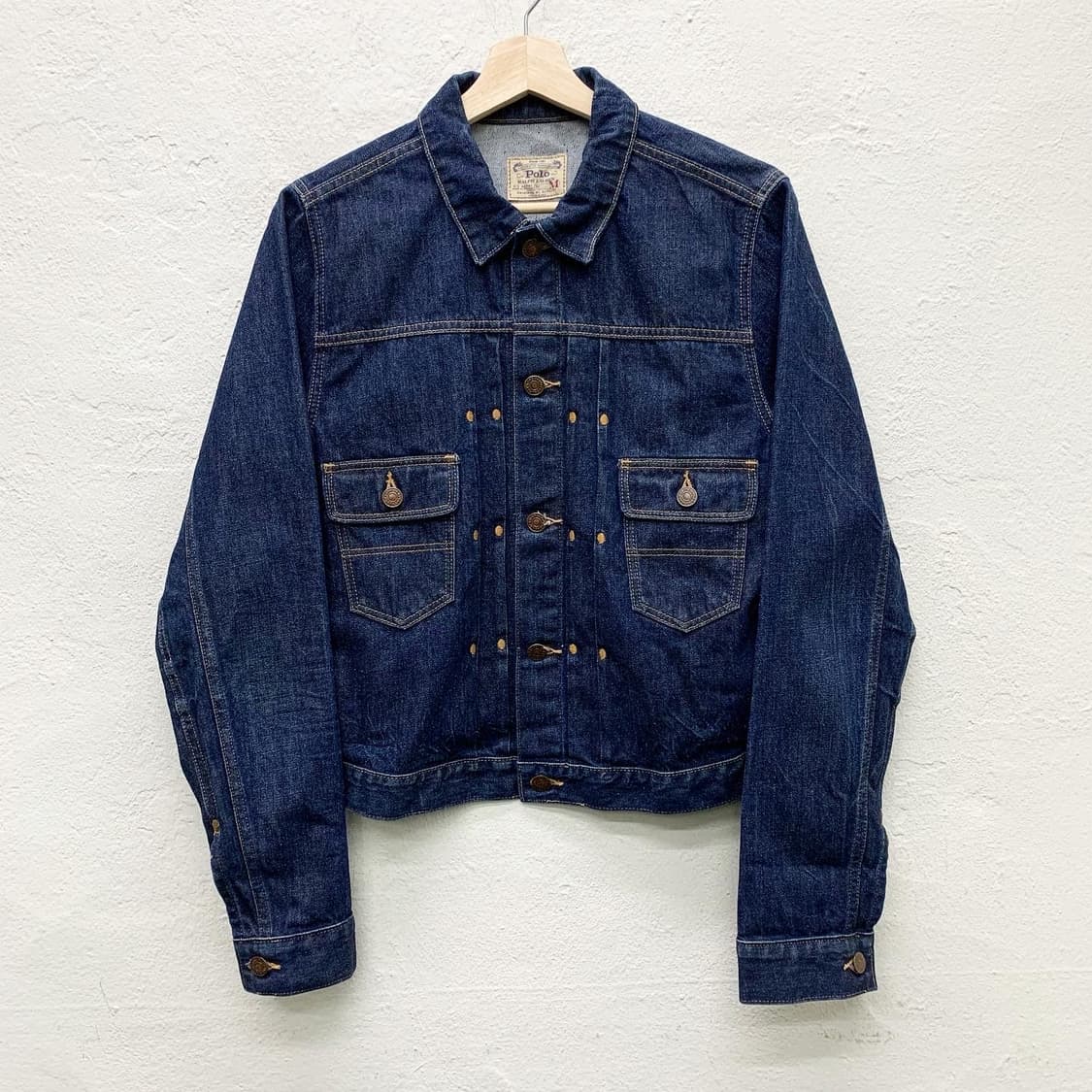 폴로 랄프로렌 인디고 덩거리 데님 지쟌 자켓 상품이미지2