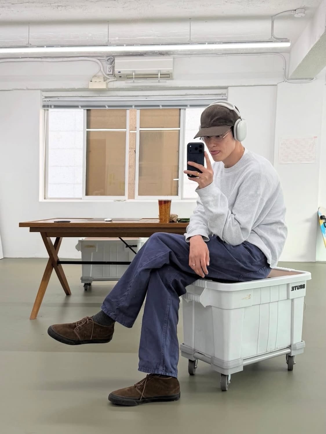 에피센터 투어리스트 Peached oxford work pants 상품이미지1