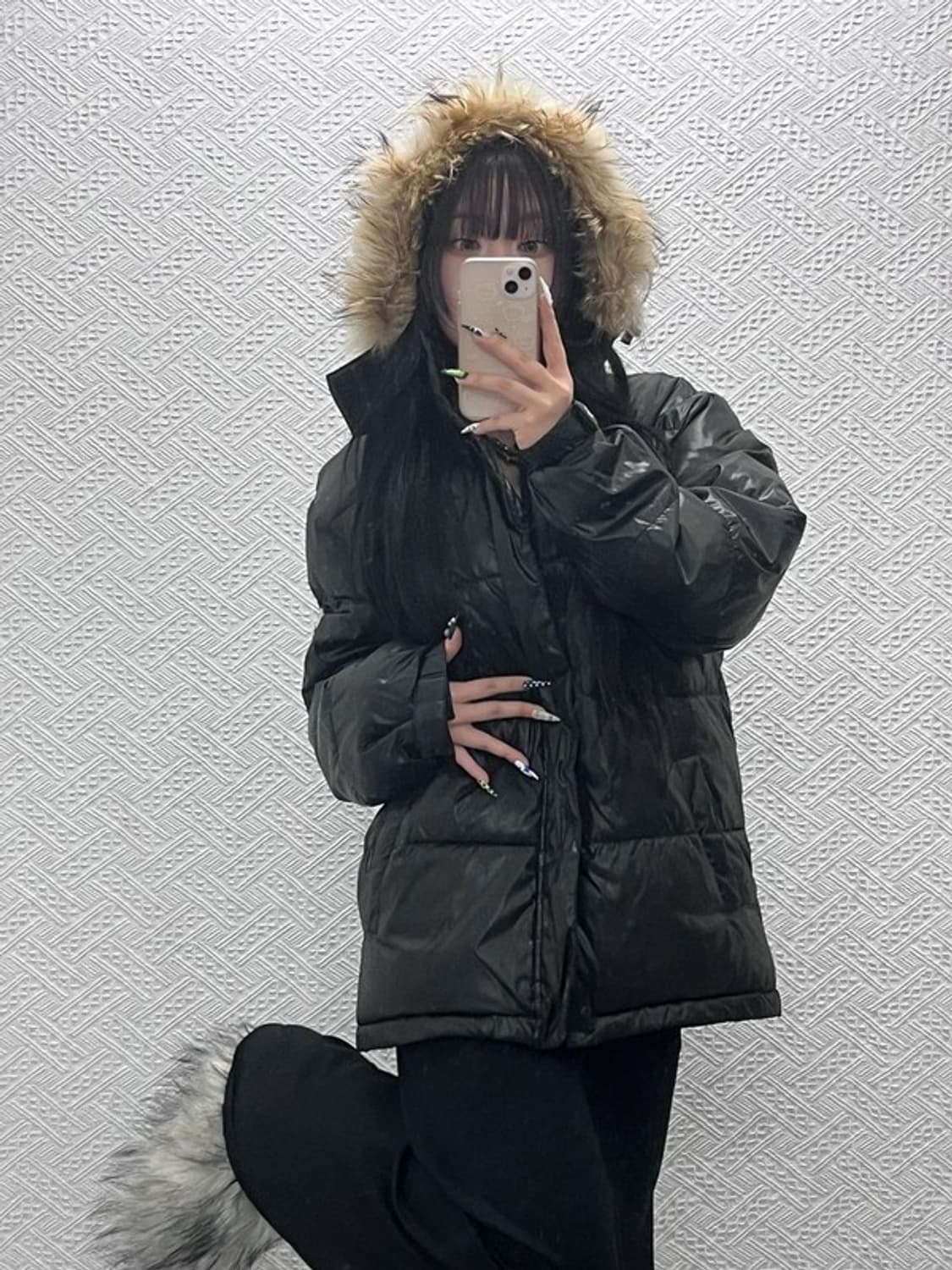 디키즈 Y2K 레트로 00's 후드퍼 패딩 자켓 L C08767 상품이미지1