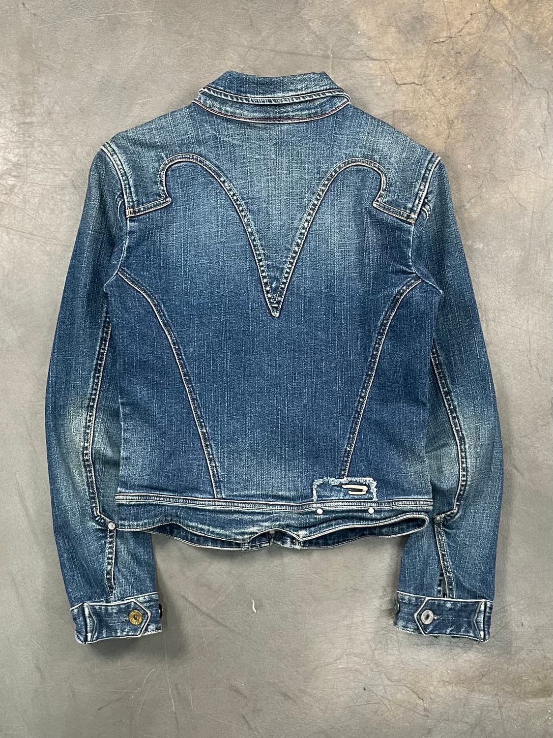 디젤 크롭 데님 바이커 자켓 상품이미지5