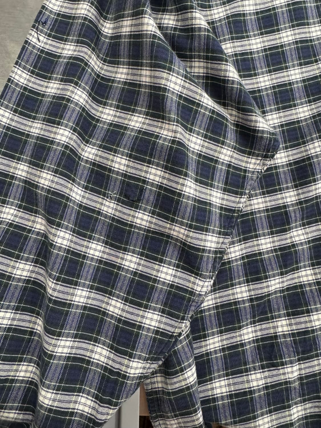 폴로 랄프로렌 긴팔 체크 셔츠 레드 포니 로고 포인트 네이비 상품이미지9