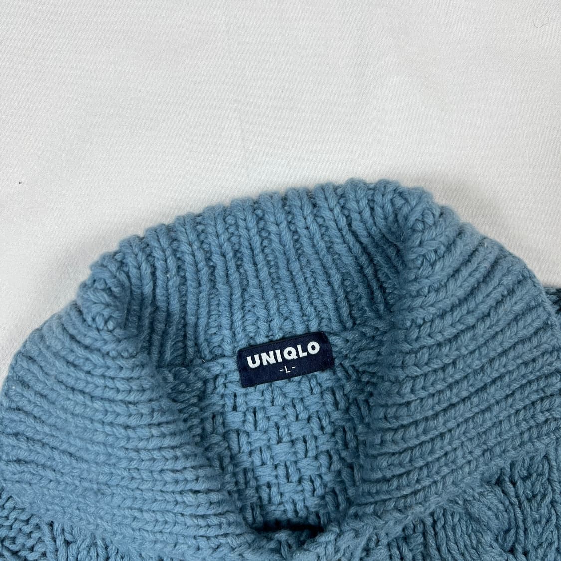 90’s 유니클로 uniqlo 헤비 울 니트 가디건 상품이미지5