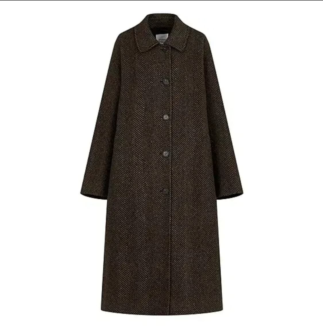스튜디오톰보이 울 헤링본 코트 상품이미지5