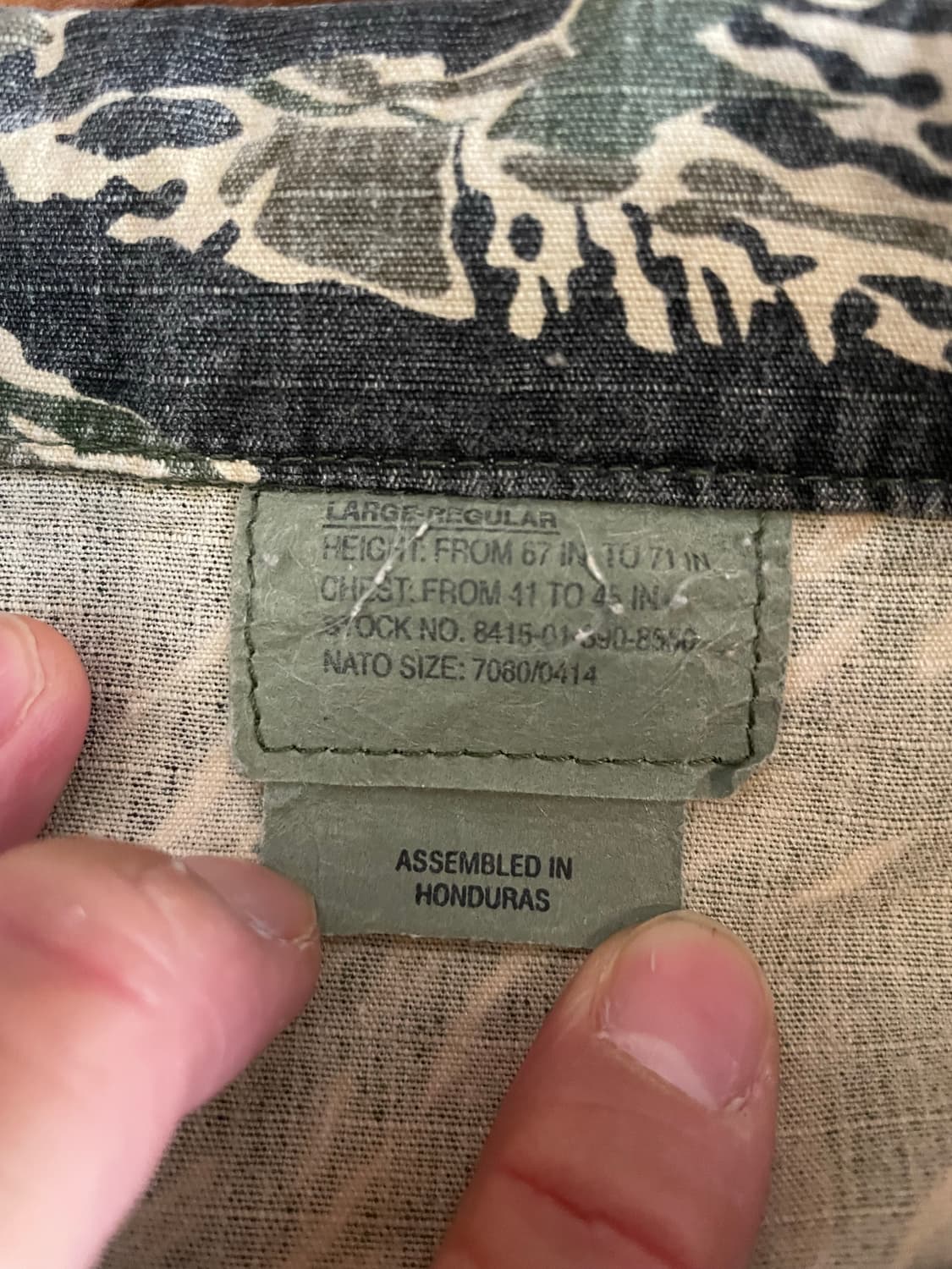 오리지날 밀리터리 나토군 자켓 L/R 상품이미지7