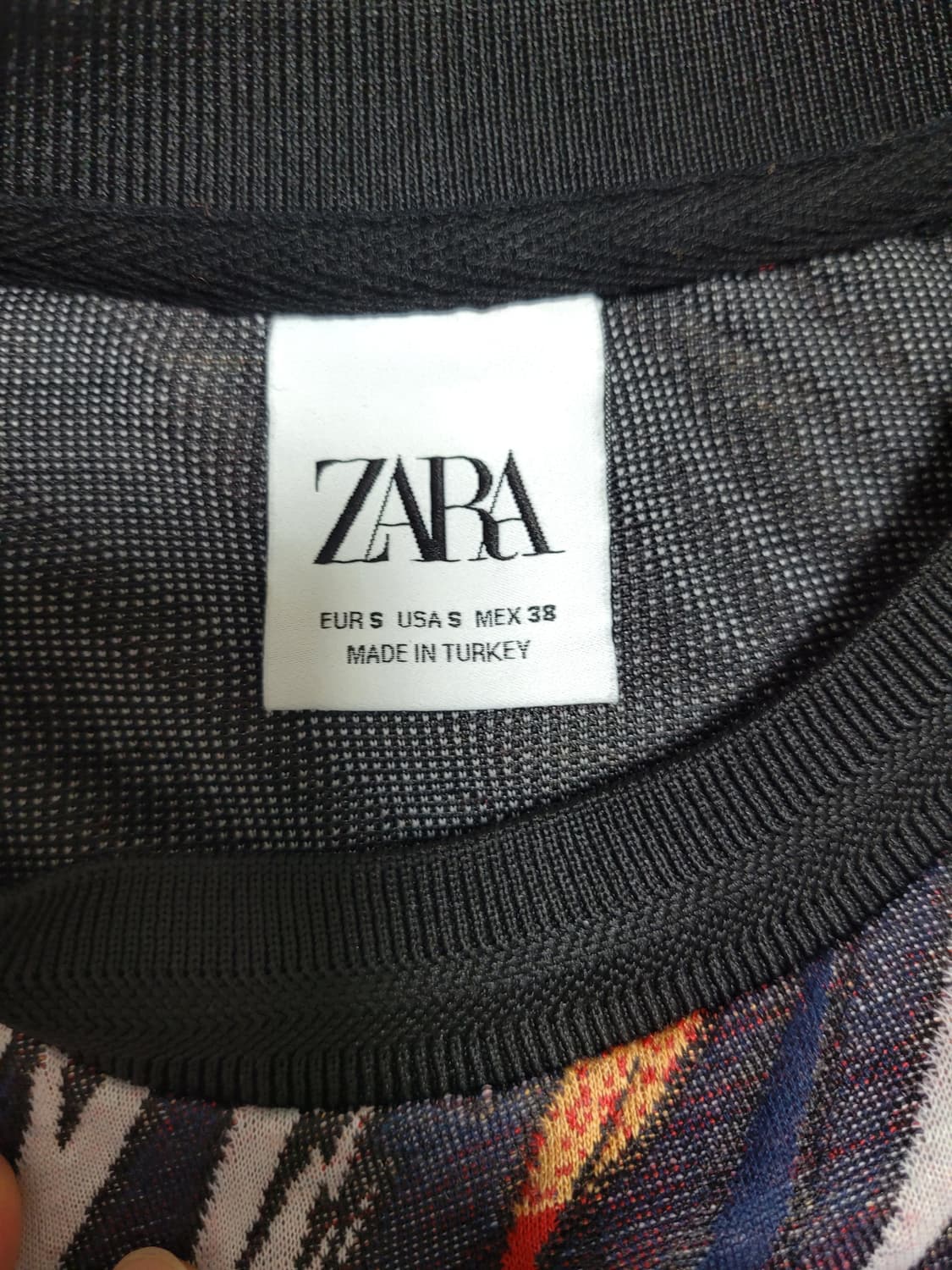 자라 맨즈 타이거 플레임 퀼티드 스웨트셔츠 S (M추천) 상품이미지6