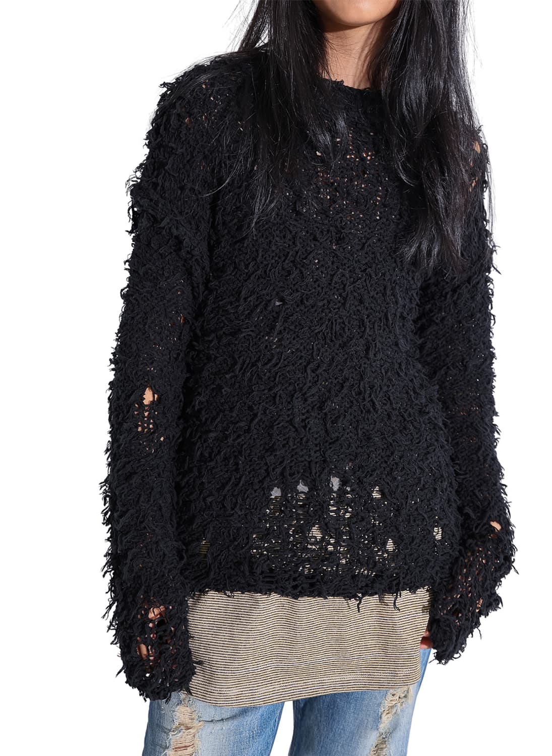 [F]퍼버즈 Rudder 니트/블랙 상품이미지2