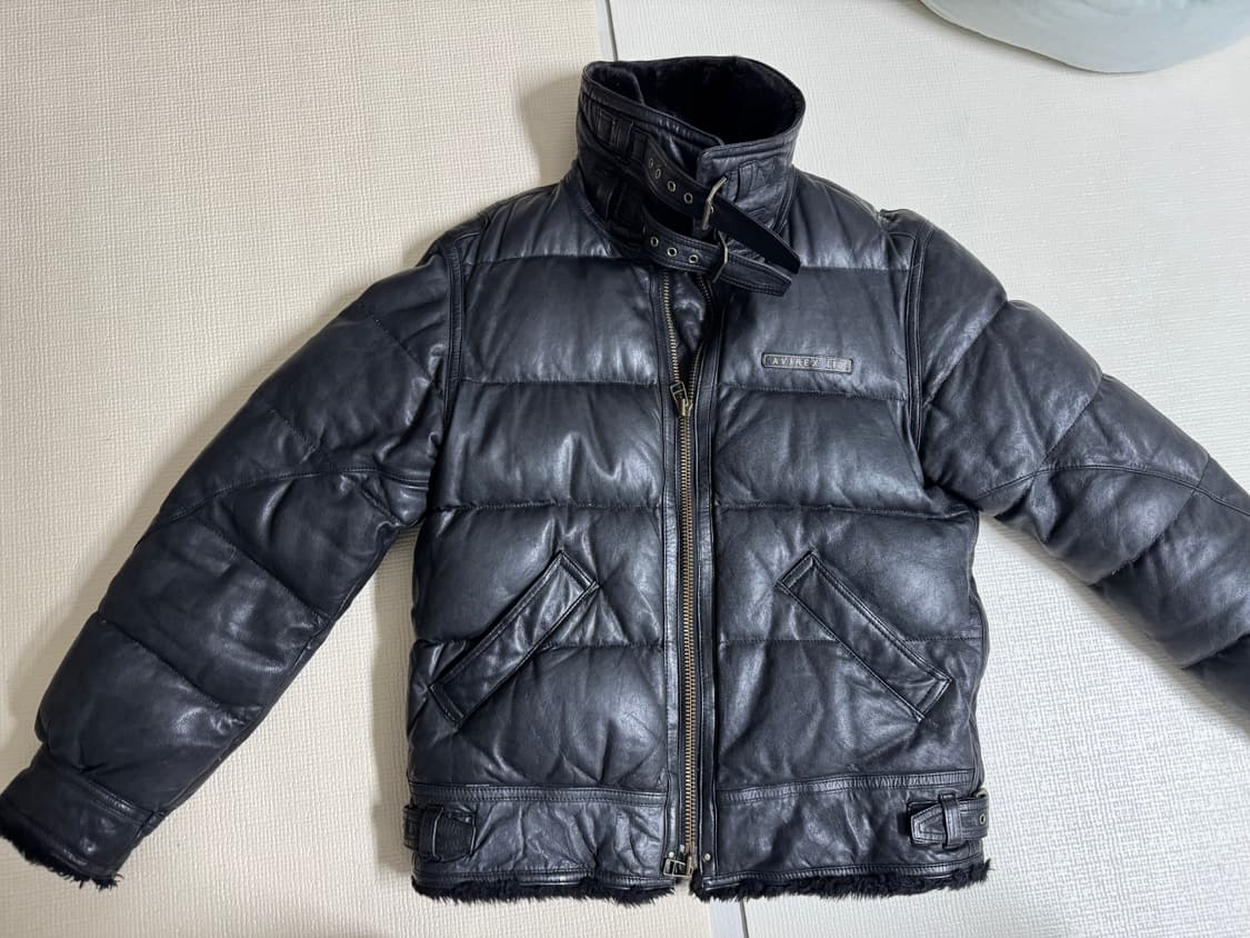 아비렉스 Avirex B3 무스탕 양가죽 패딩(XL) 상품이미지3