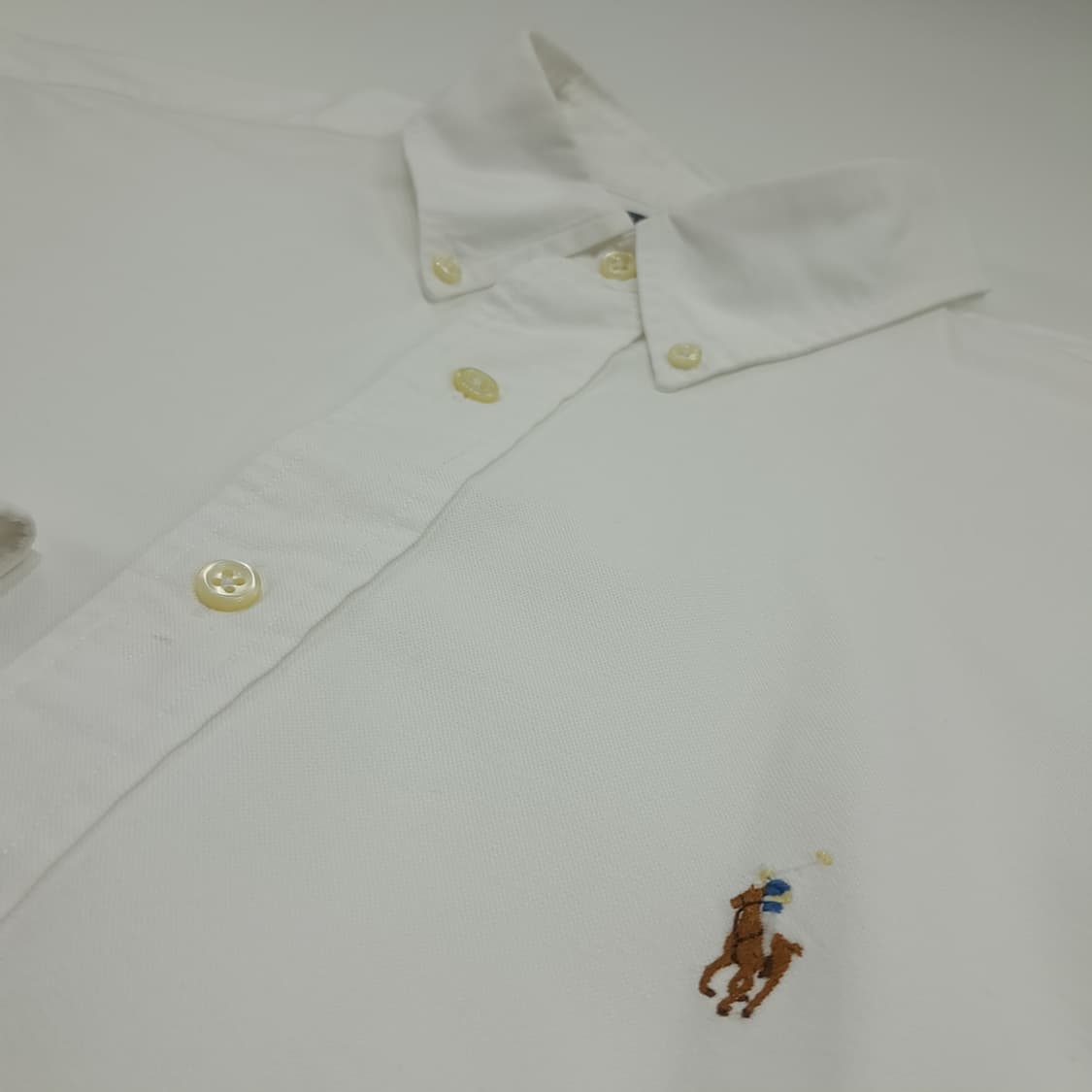 CN904 XL 폴로 랄프로렌 화이트 긴팔 셔츠 남방 상품이미지5