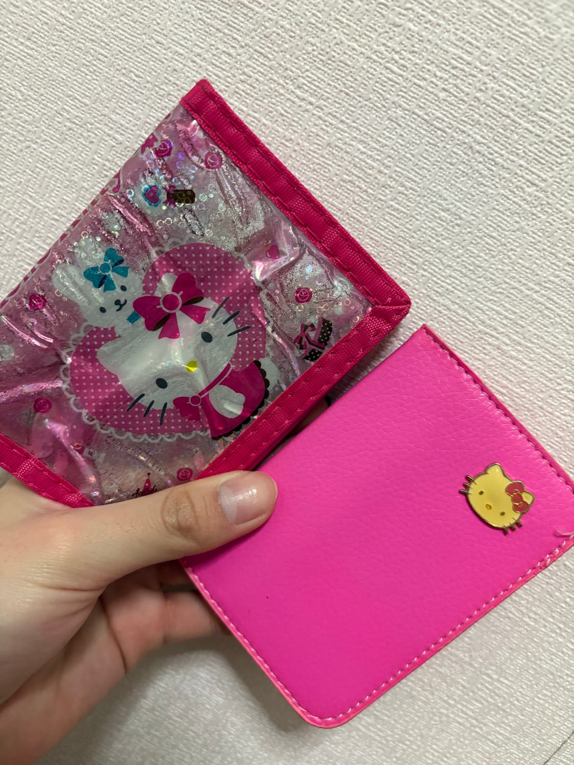 고전문구 헬로키티 핑크 지갑, 카드지갑 일괄 상품이미지1