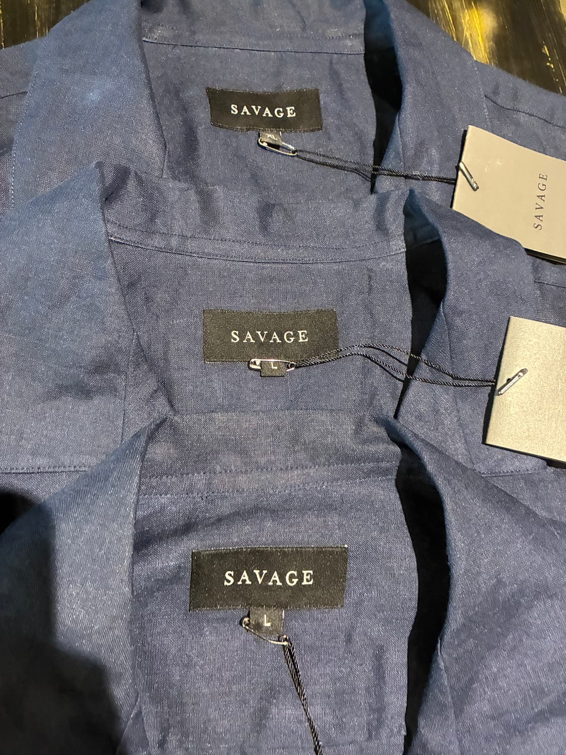 XL,L) SAVAGE 세비지 쿠반 린넨 셔츠 상품이미지4