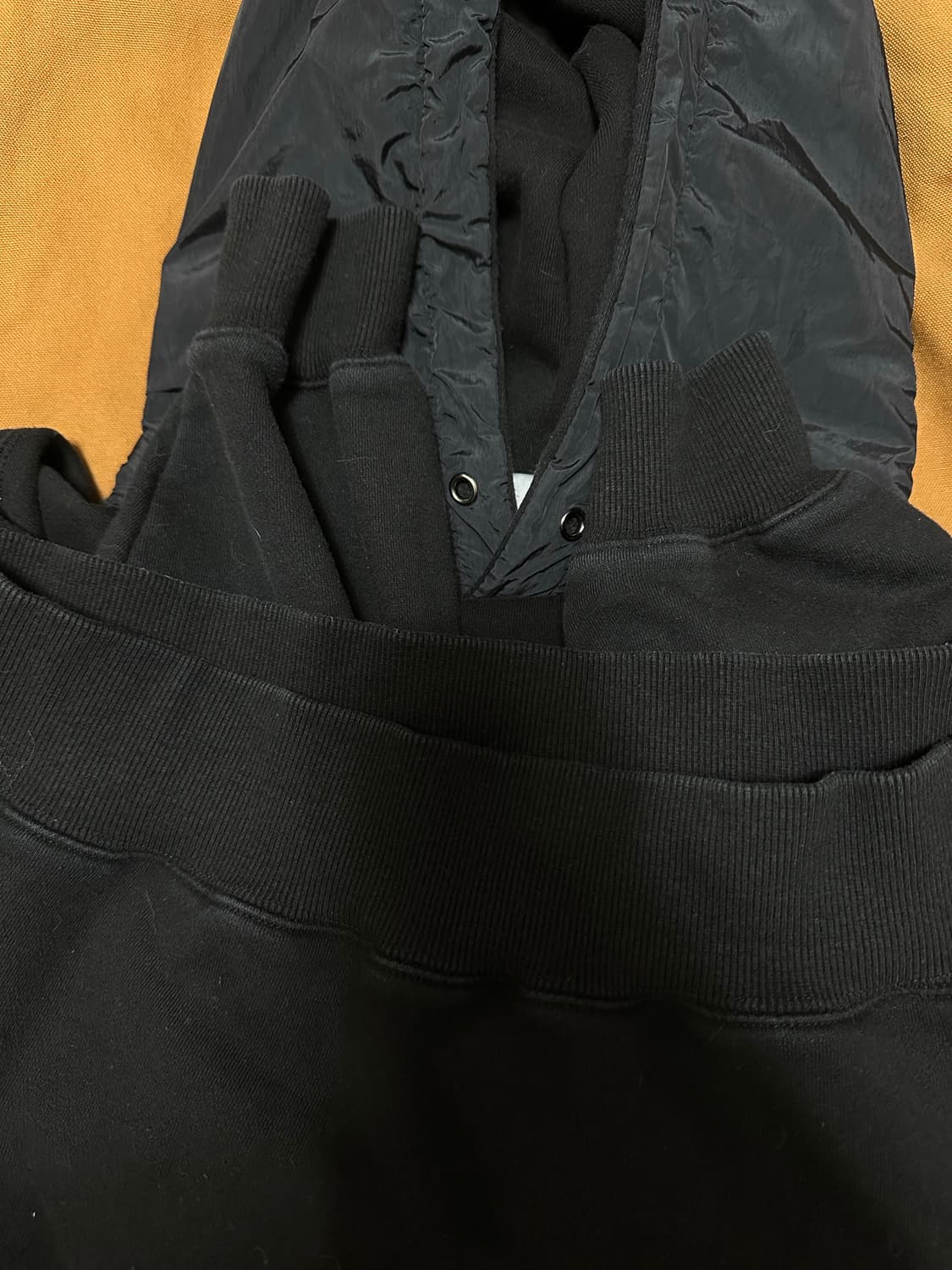 아이앱 스튜디오 우븐 후드 블랙 M 상품이미지2