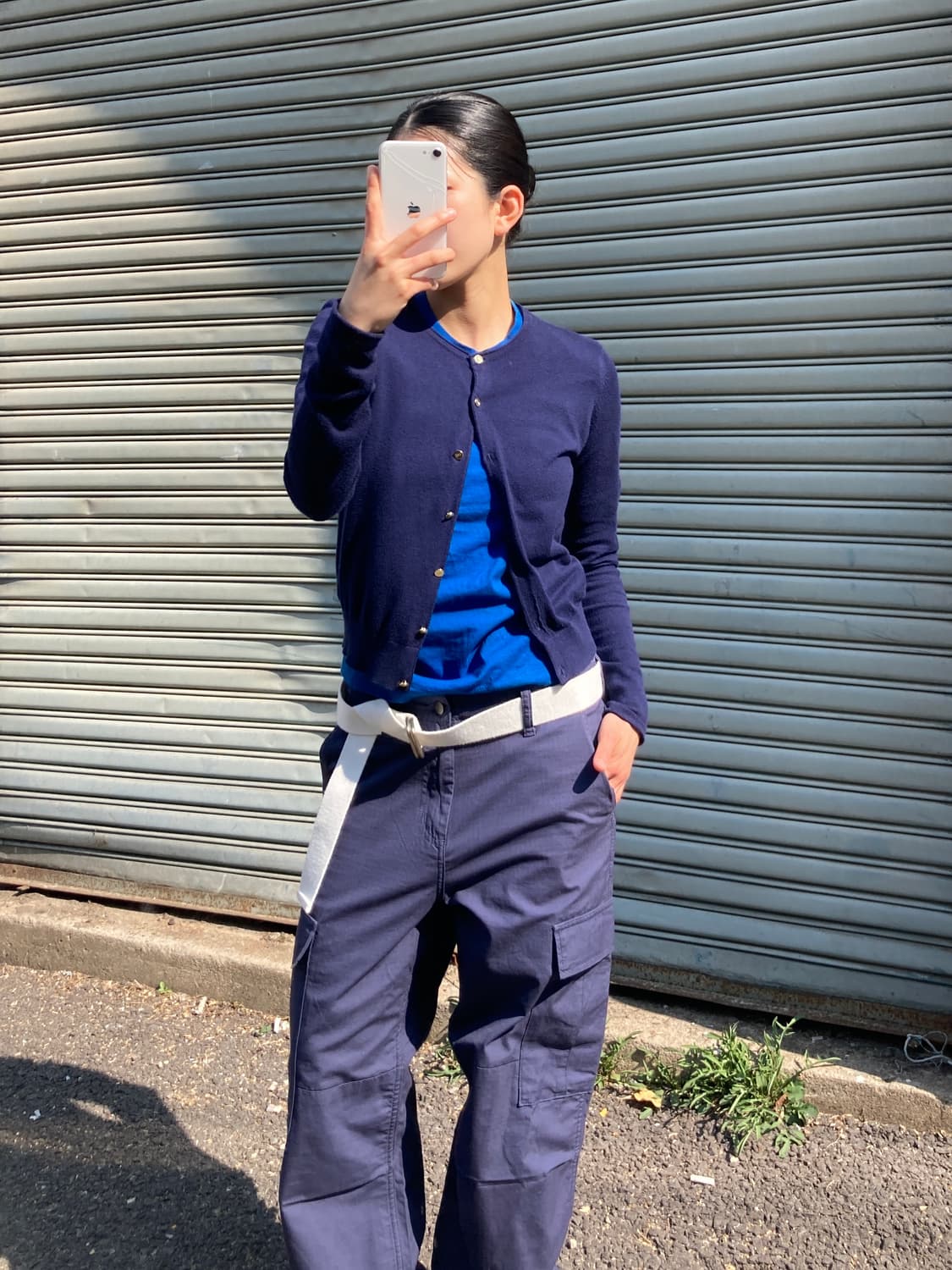 Carhartt 블루 워크 팬츠 상품이미지3