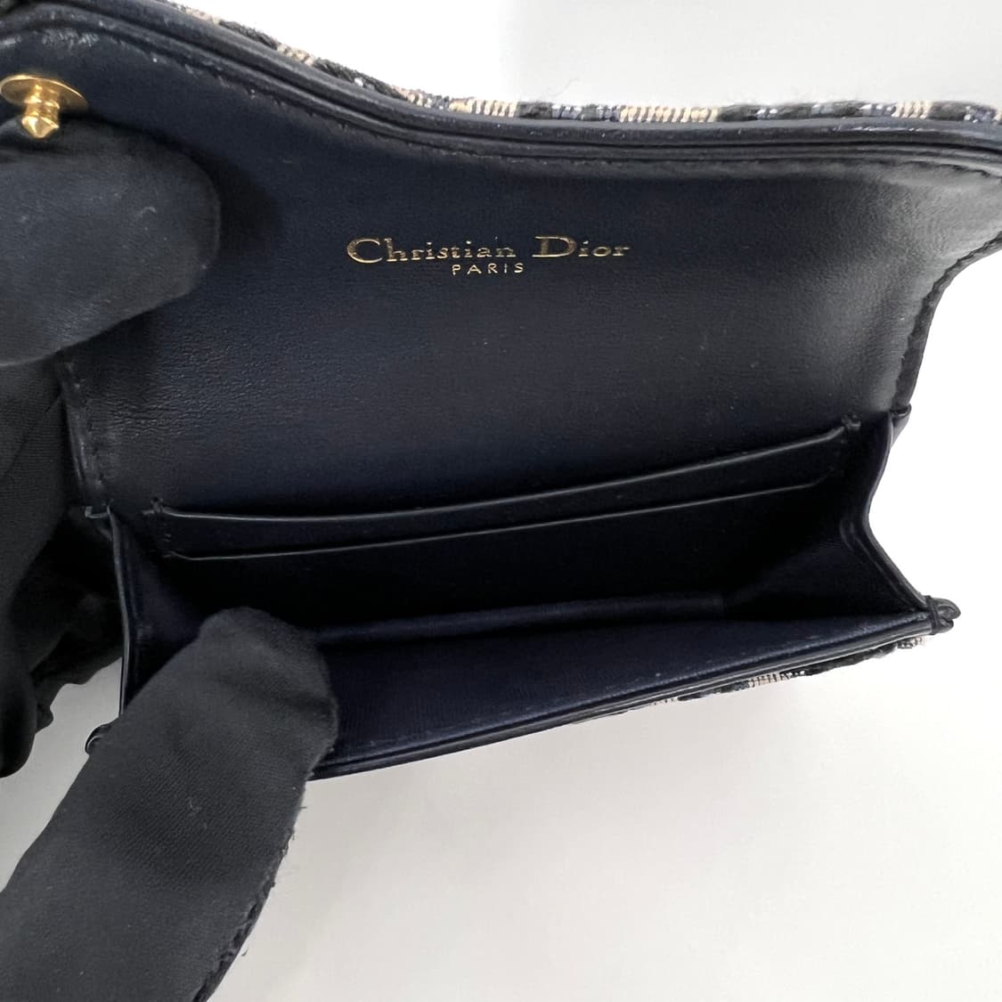 디올 오블리크 새들 여성 카드지갑 상품이미지10