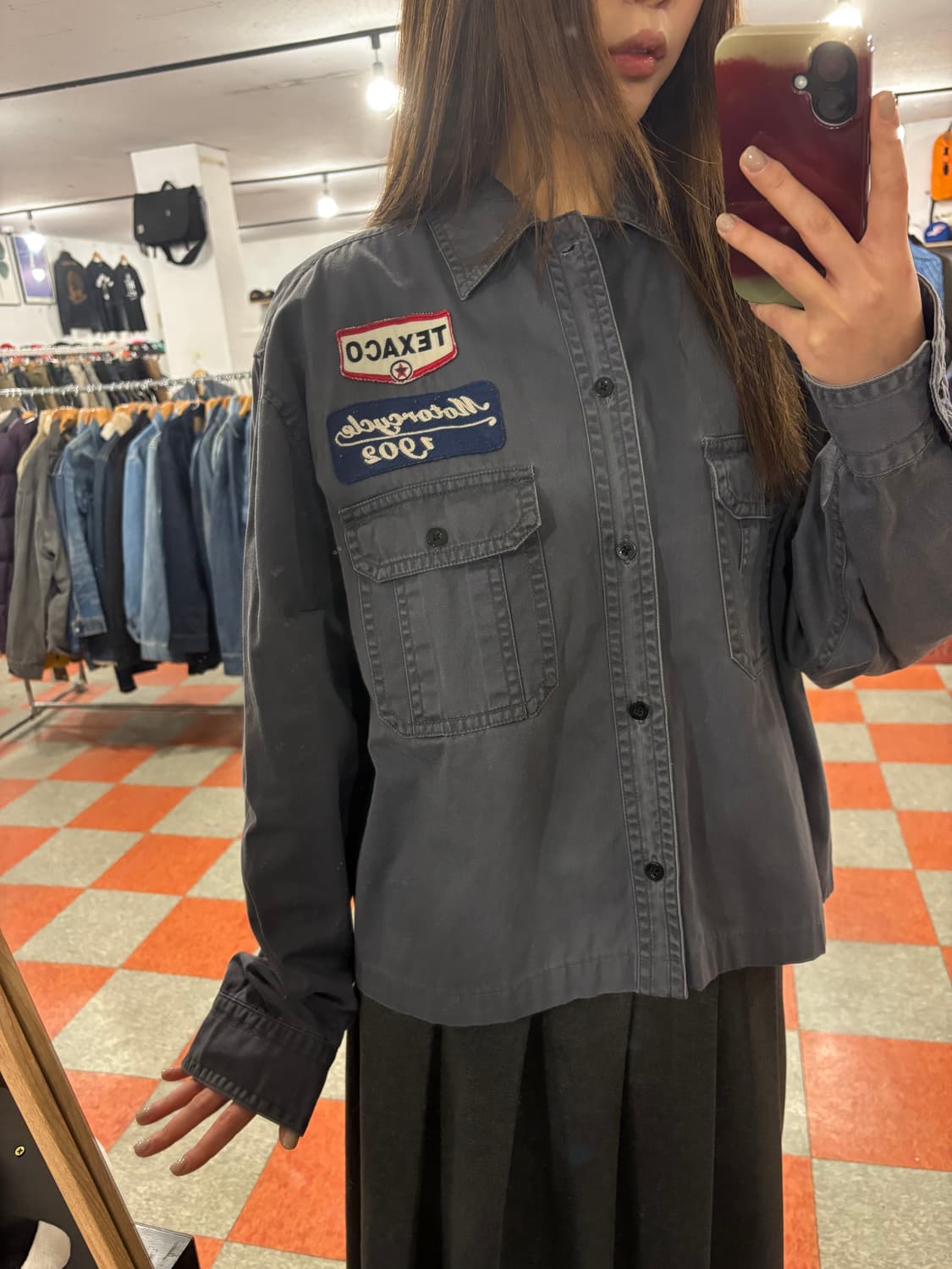 패치 셔츠 상품이미지1