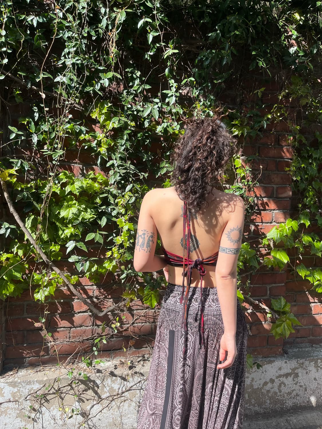 타이다이 트임 홀터넥 상품이미지8