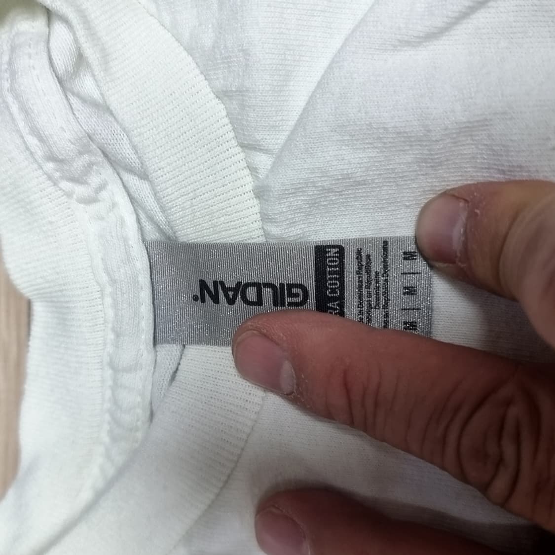 길단 크리스마스 칼로리 티셔츠 화이트(95-100) 상품이미지4