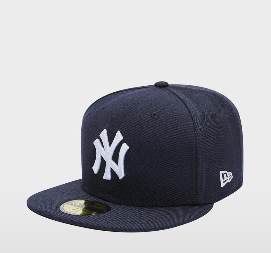 (758) 뉴에라 피티드캡 (일자챙) 59fifty 뉴욕 양키스 남색 상품이미지1