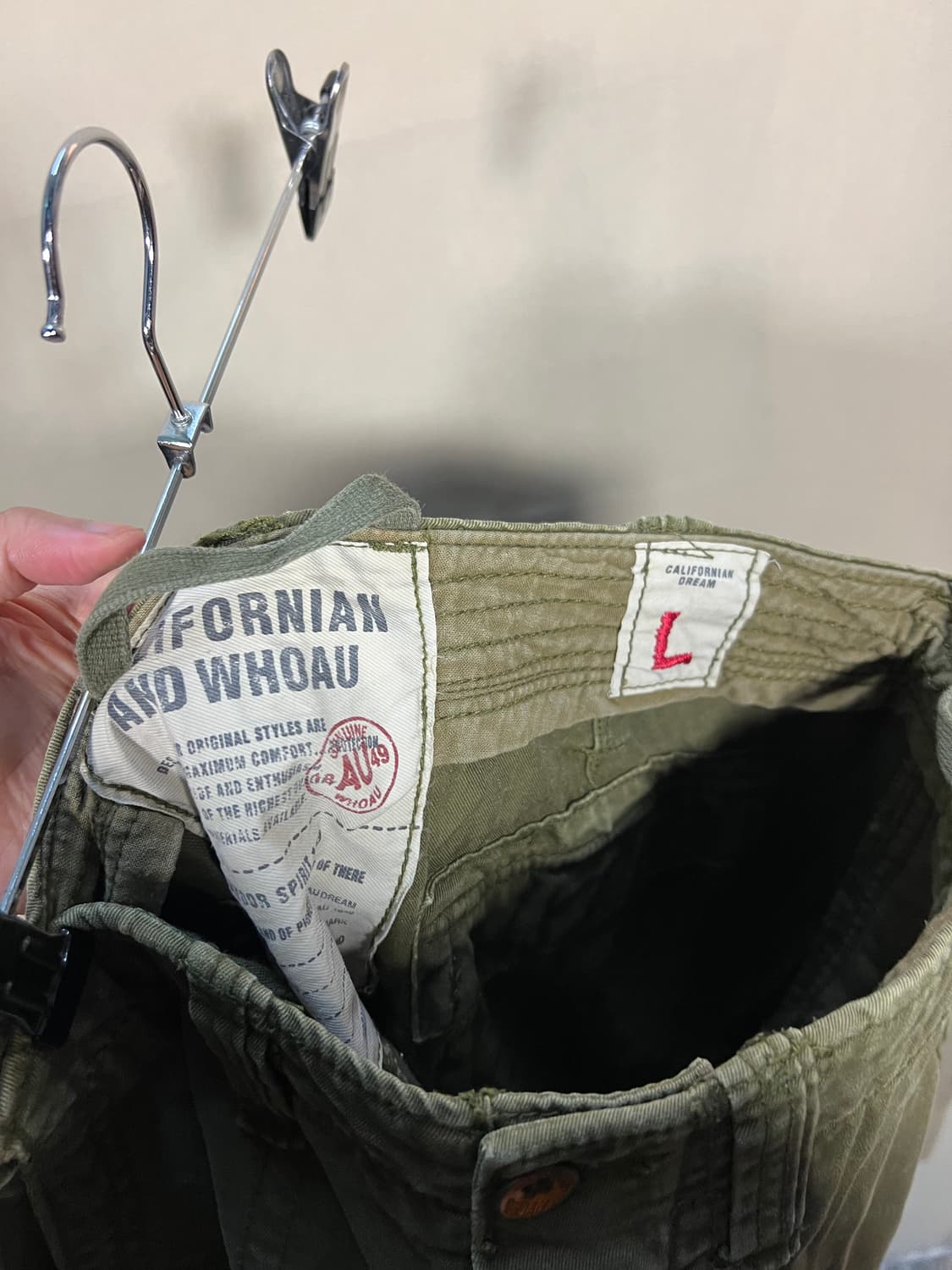 후아유 캘리포니아 90s 빅카고 유틸리티 팬츠 처분  상품이미지4