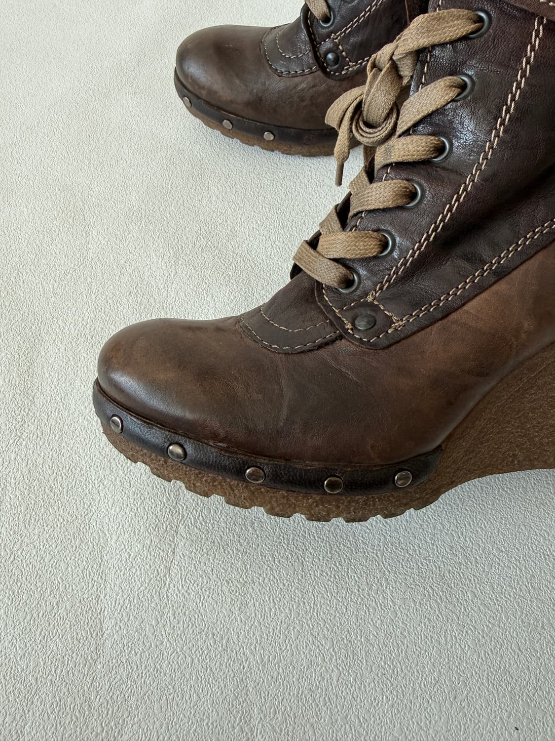 [EU39]마나스(MANAS) 레더 부츠(ITALY) 상품이미지5