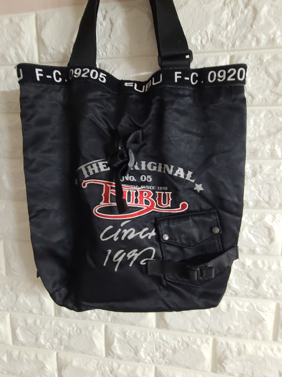 올드스쿨 FUBU 나일론 토트백 상품이미지3