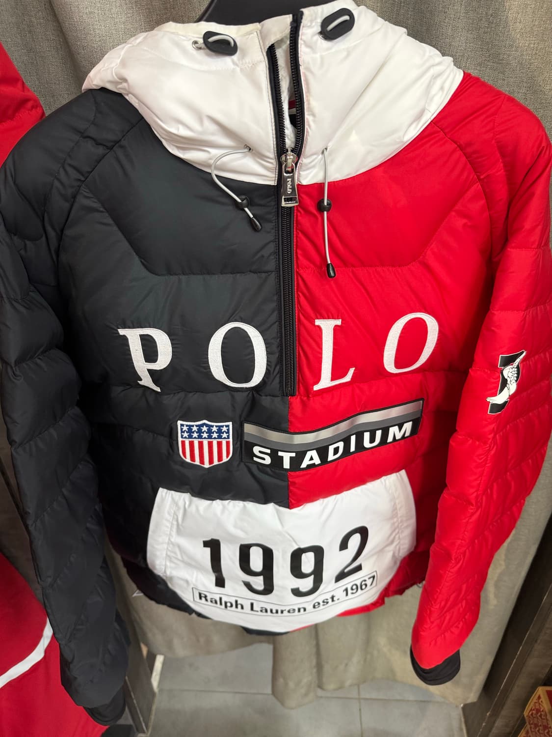 폴로 랄프로렌 1992 스타디움 글래시얼 다운 패딩 상품이미지1