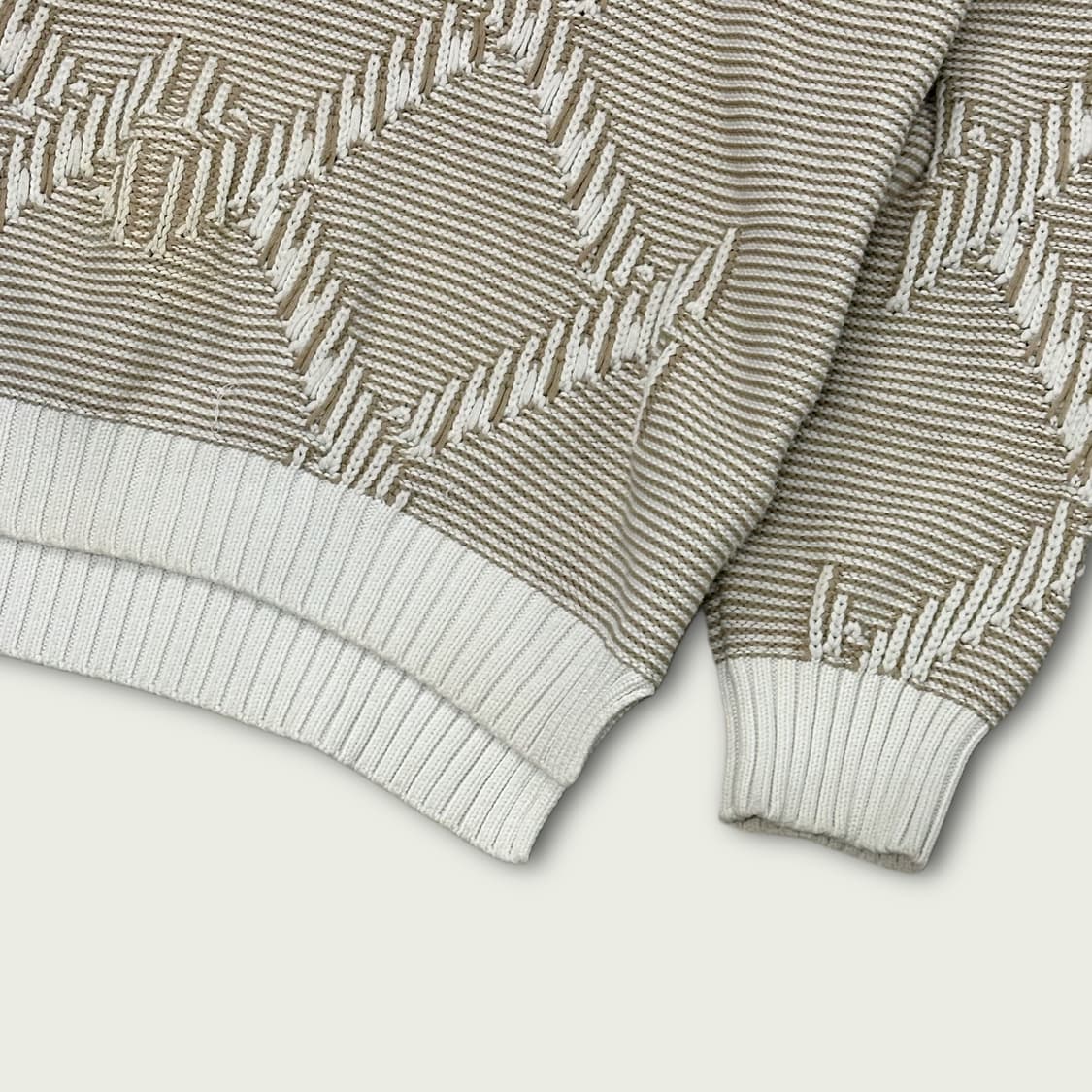 솔리드옴므 자카드 니트 상품이미지4