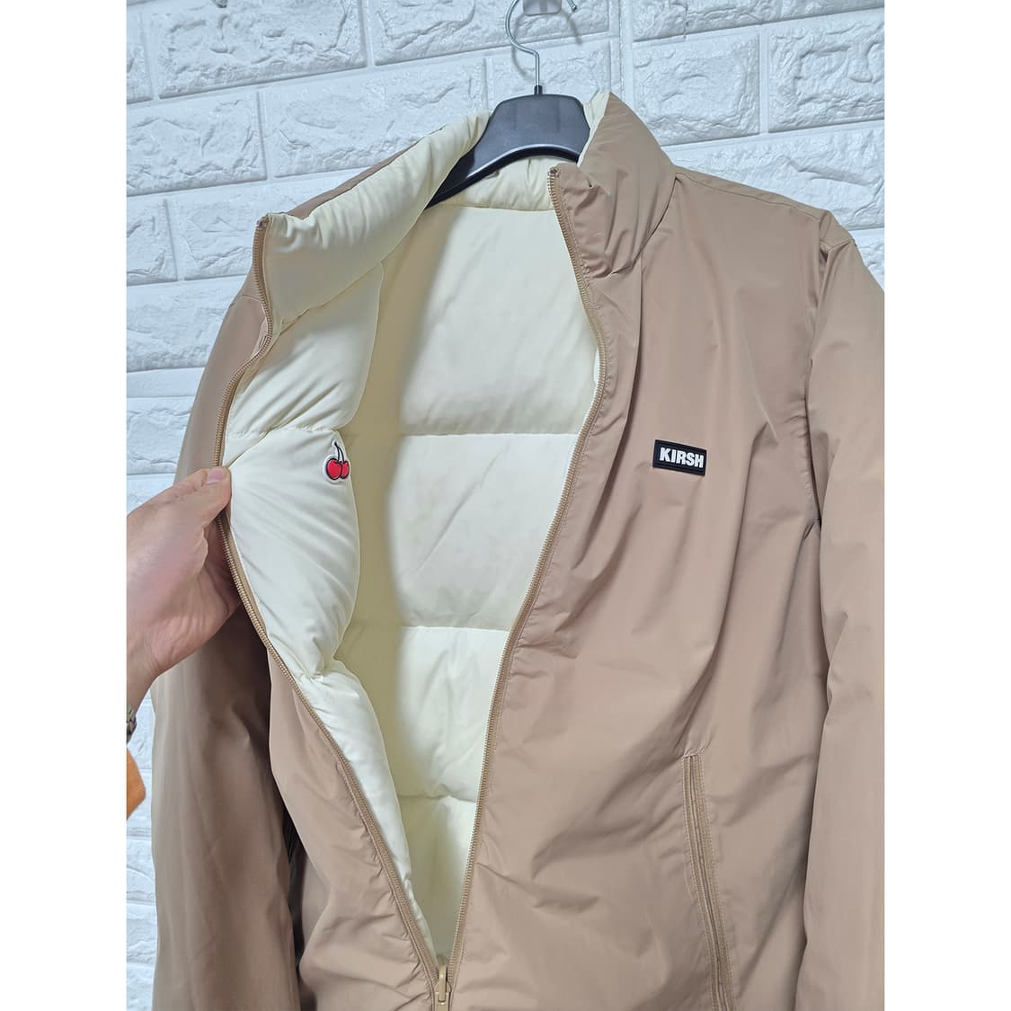 택포) 키르시 리버시블 양면 다운 패딩 L 상품이미지3