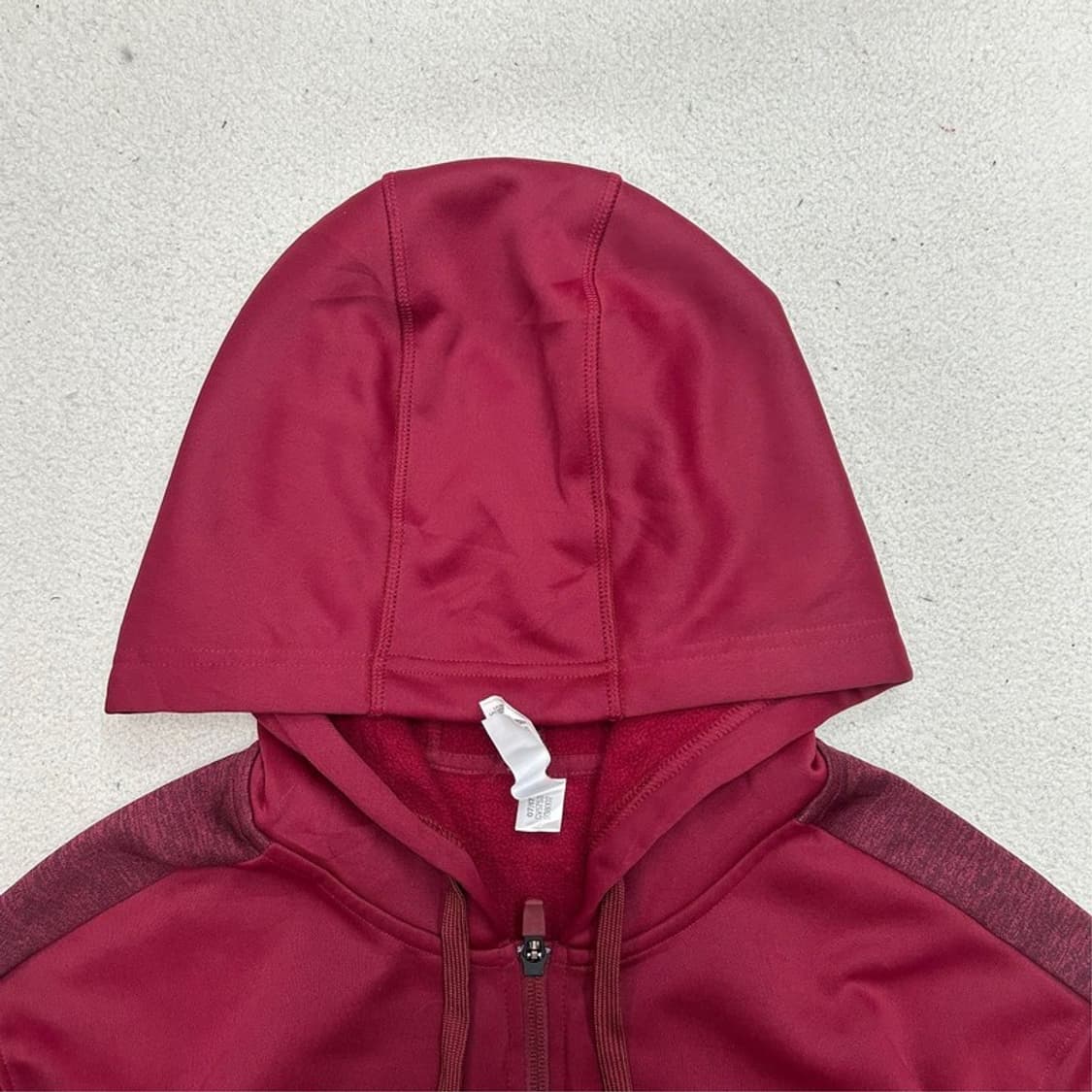 아디다스 컨템포 기모 후드집업 레드 L 상품이미지4