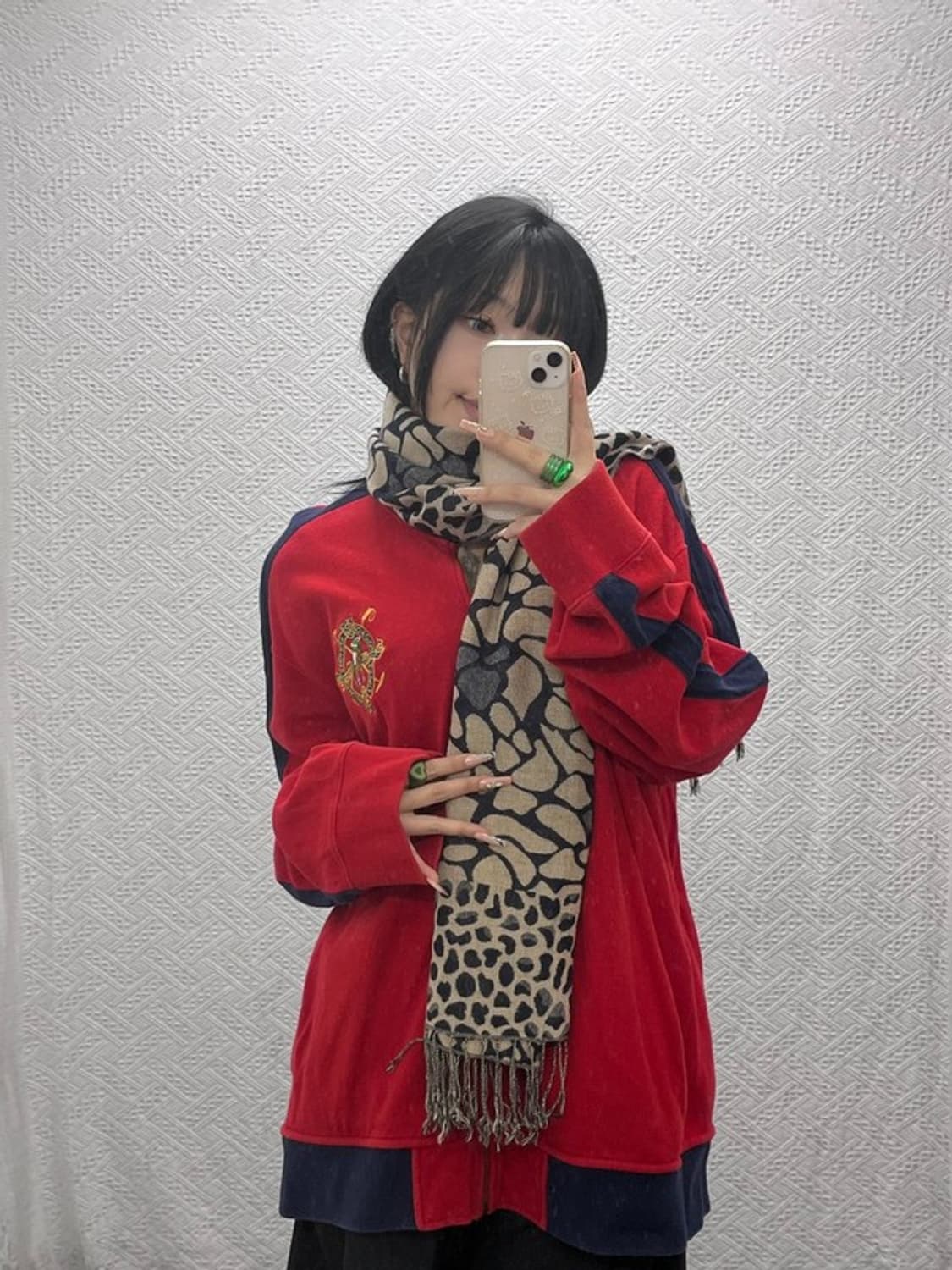 빈티지 보헤미안 히피 레오파드 지브라 멀티패턴 목도리 C08194 상품이미지1