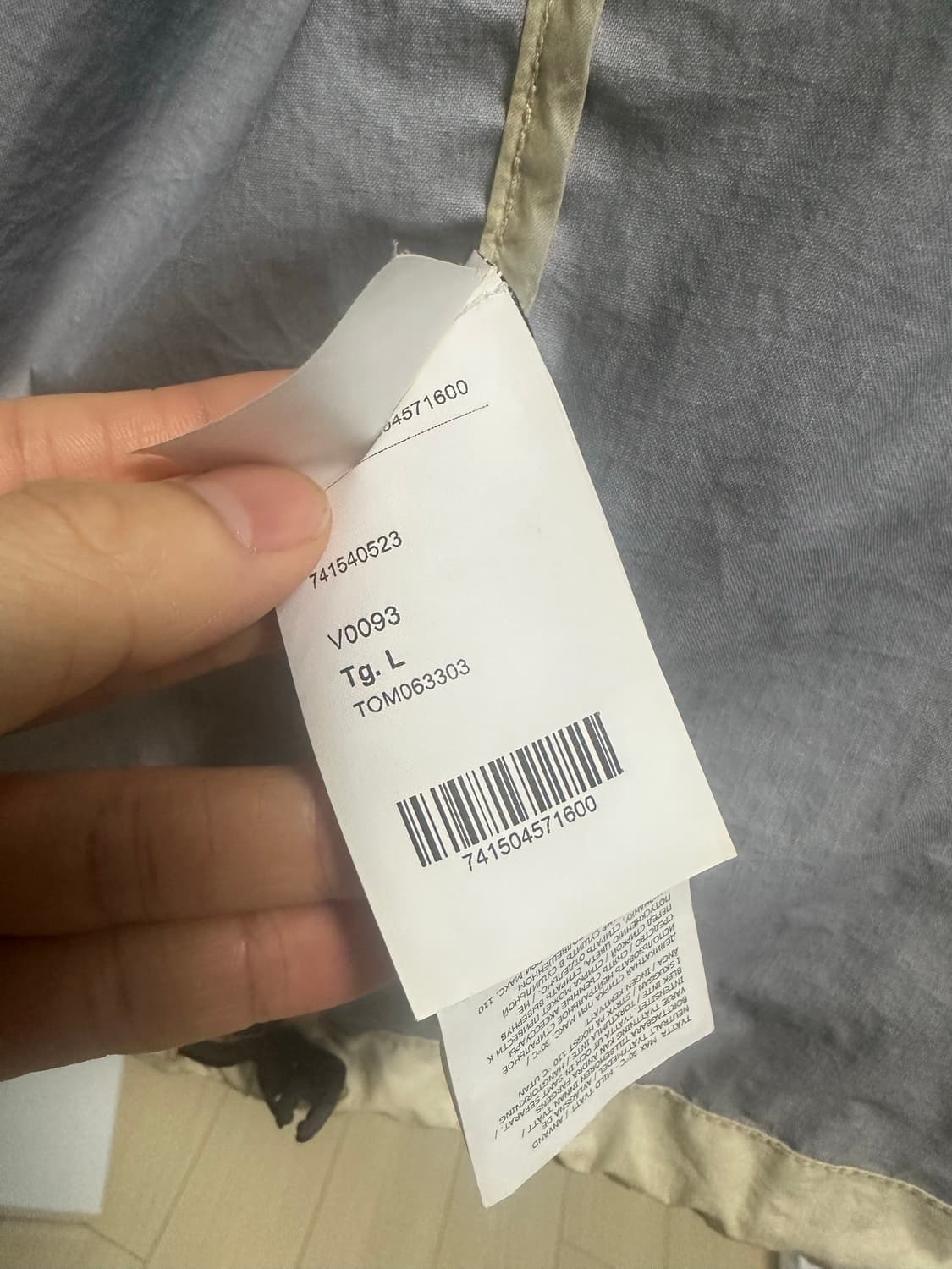 스톤아일랜드 21ss 멤브라나 아이보리 L사이즈 상품이미지9