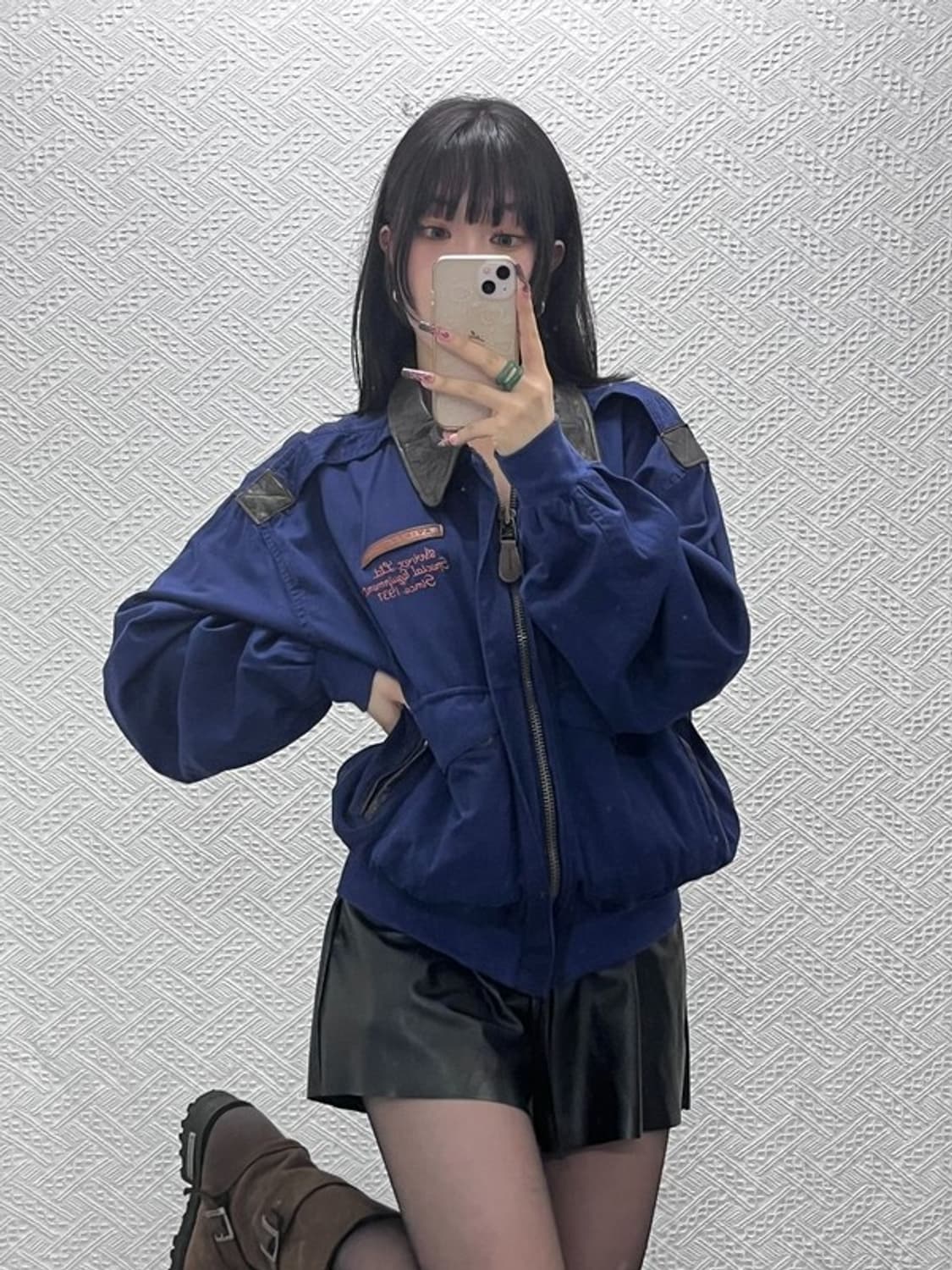 아비렉스 올드스쿨 레트로 핀업걸 빈티지 A-2 항공자켓 L C12001 상품이미지2